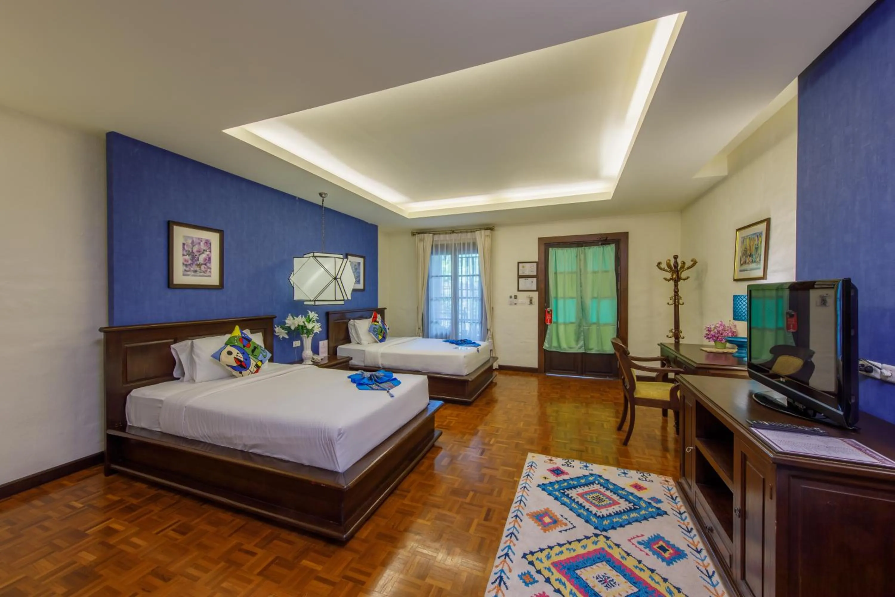 Bed in Vdara Pool Resort Spa Chiang Mai