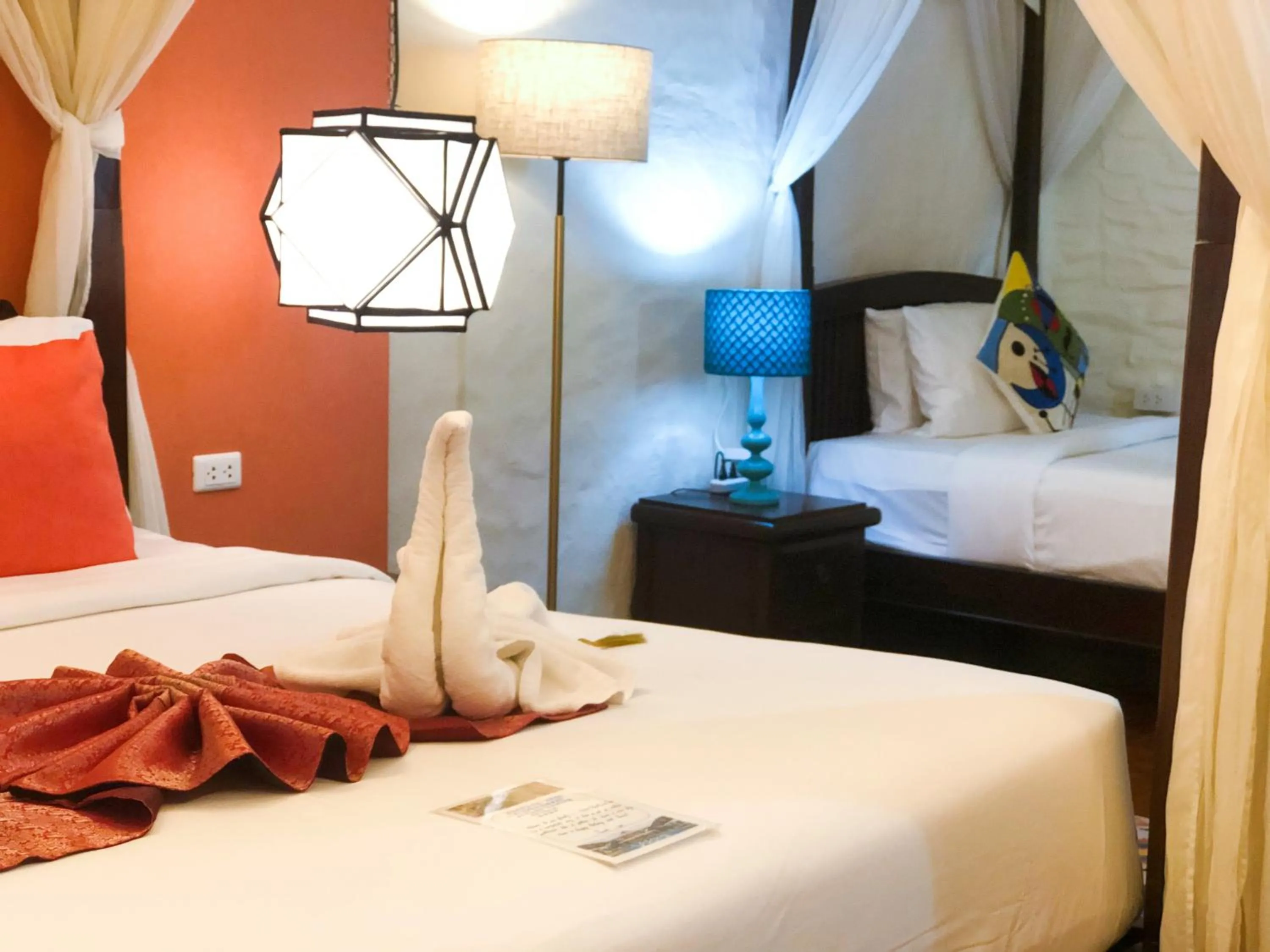 Bed in Vdara Pool Resort Spa Chiang Mai