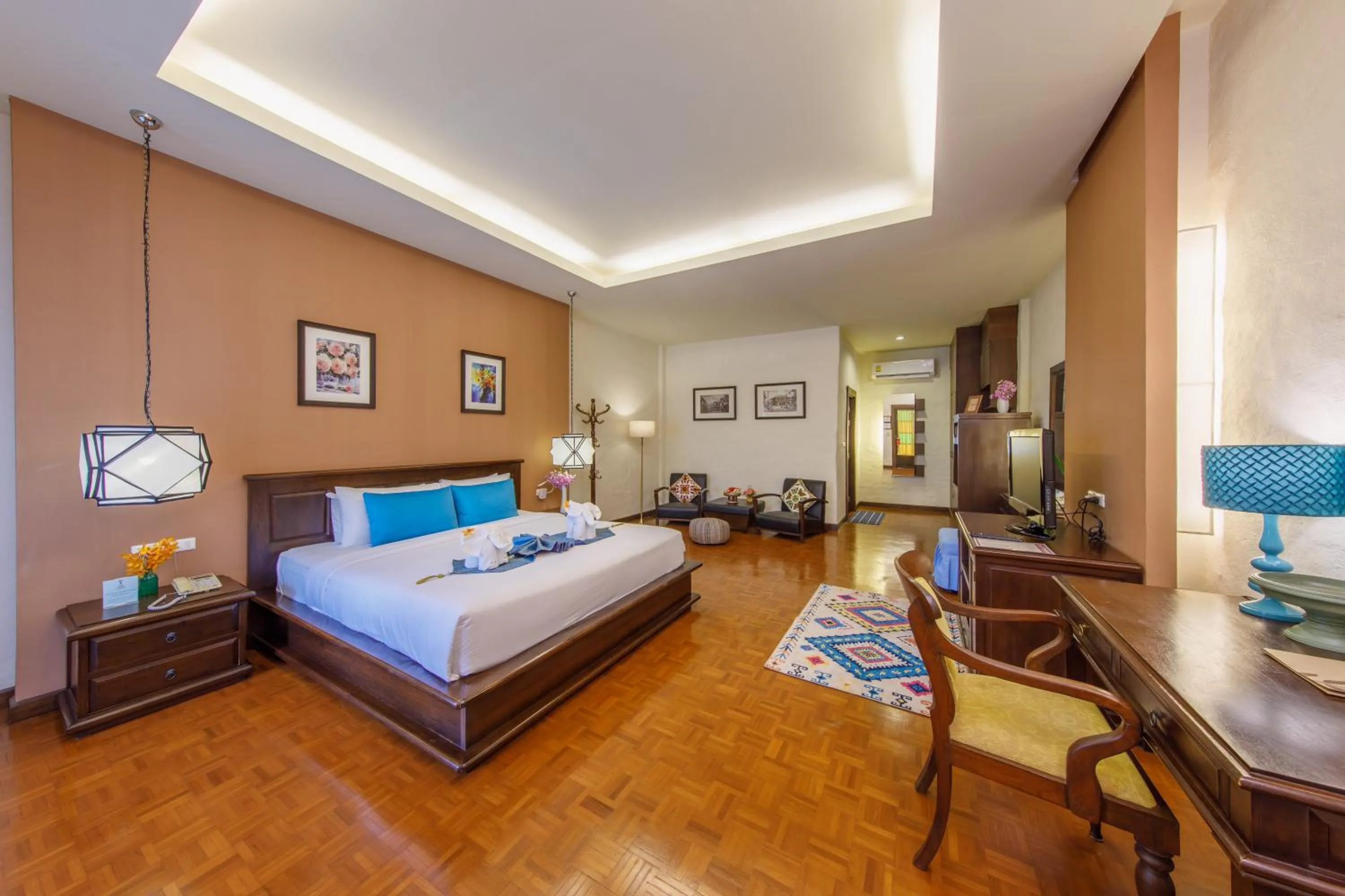 Bed in Vdara Pool Resort Spa Chiang Mai