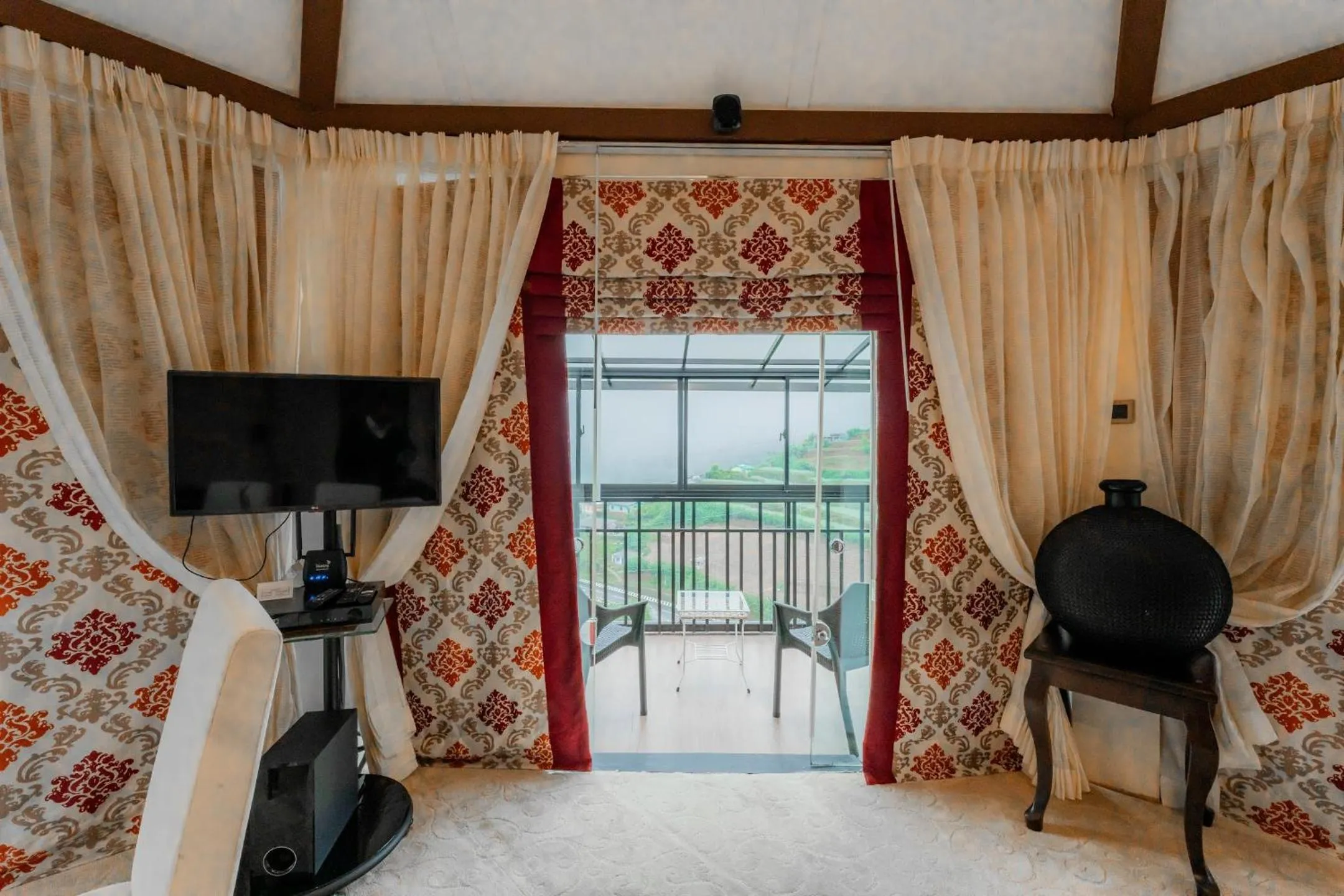 Seating area in The CheRiz Boutique