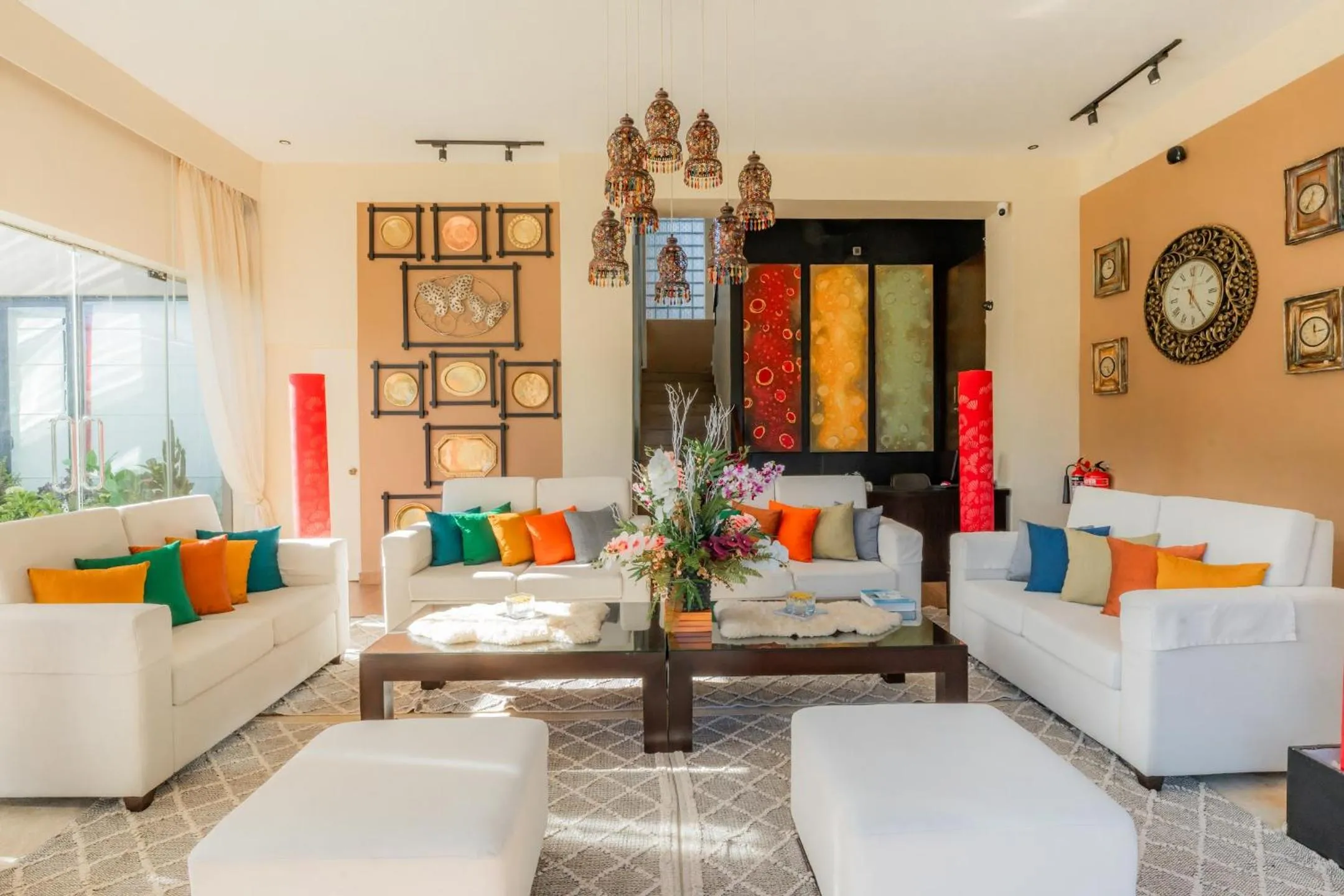 Seating area in The CheRiz Boutique