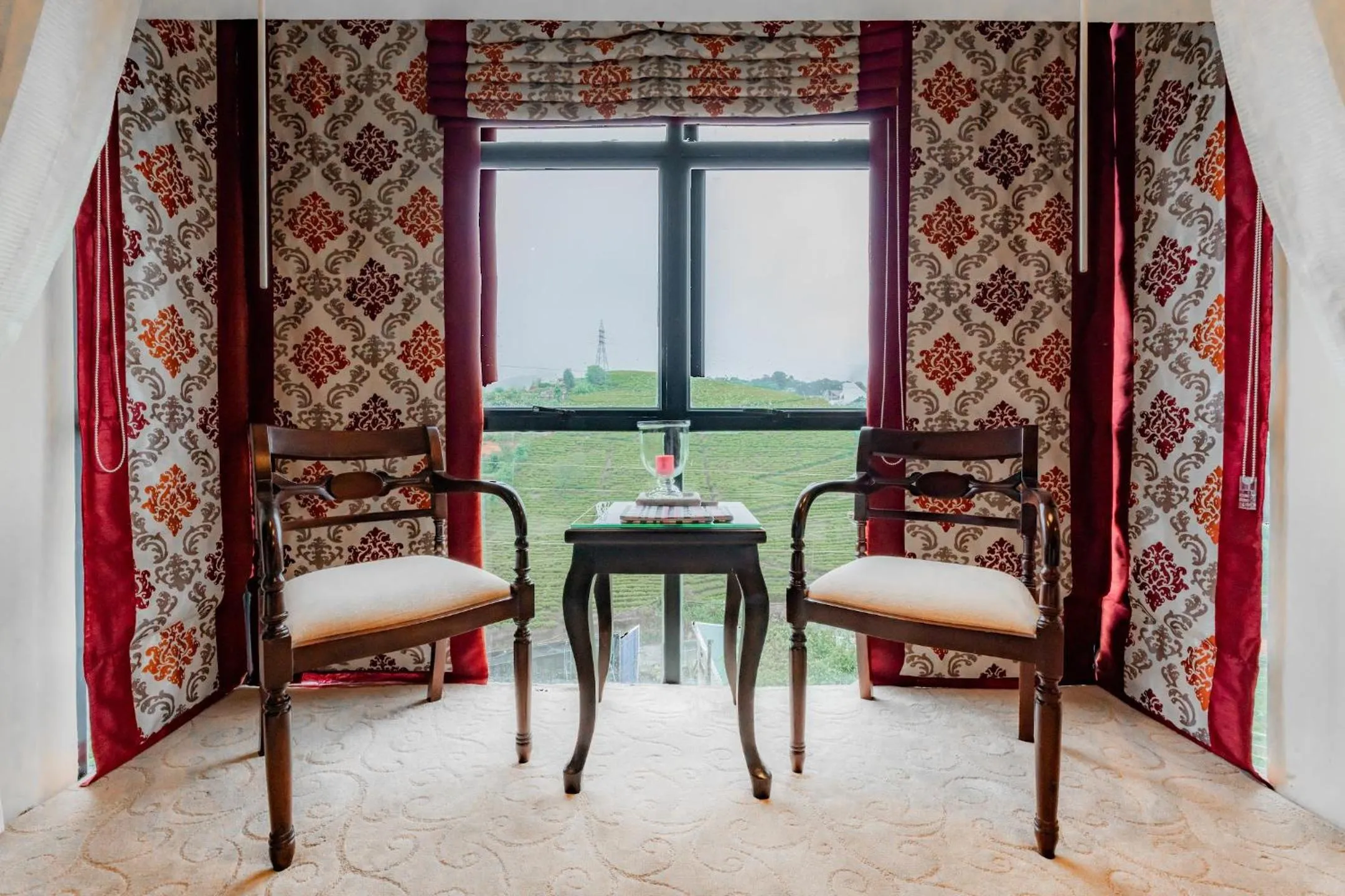 Seating area in The CheRiz Boutique