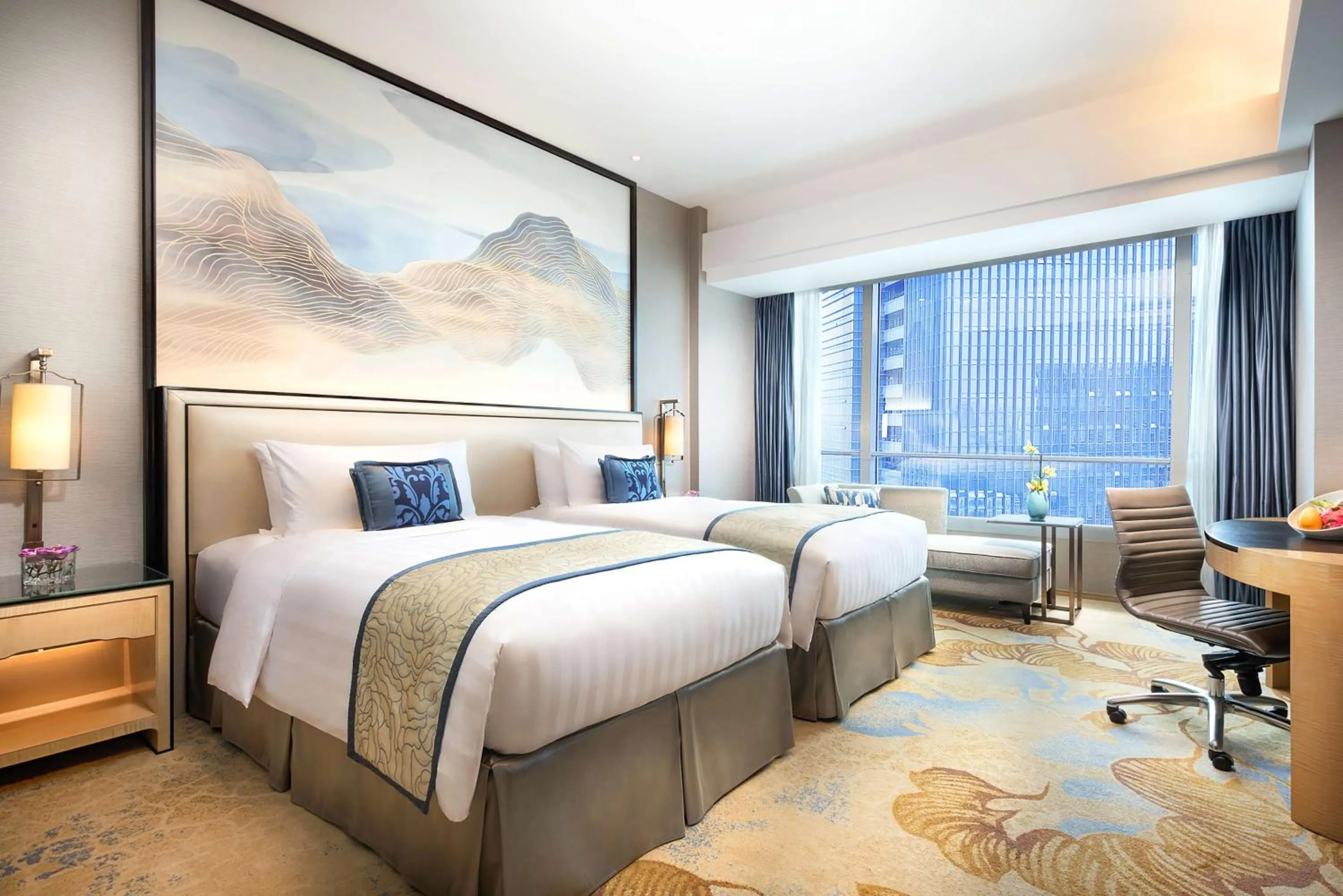 Deluxe Twin Room in Shangri-La Xiamen - 5-minute drive to Exhibition Center