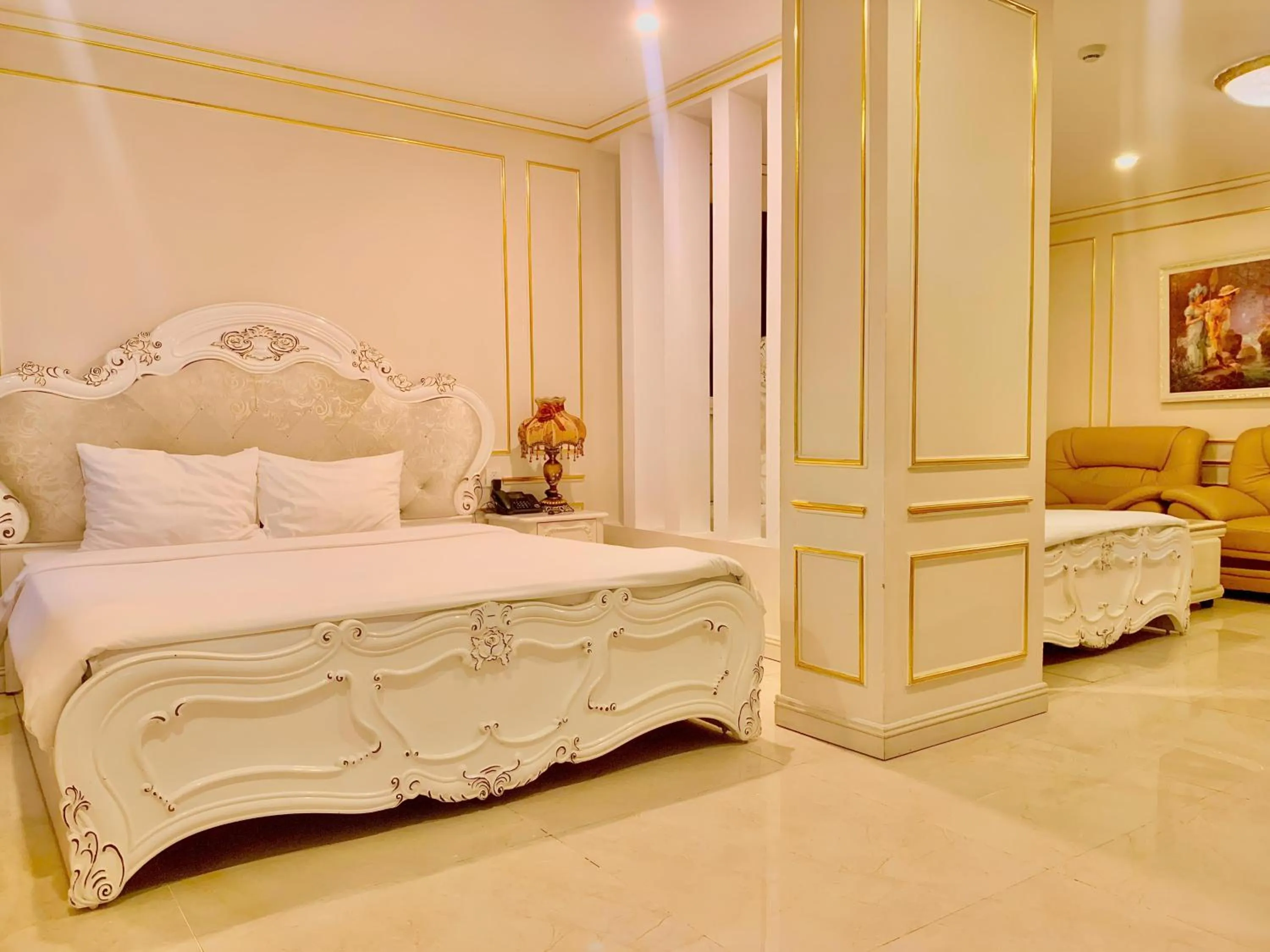 Bed in Tuyet Son Hotel (TS Ocean Hotel)