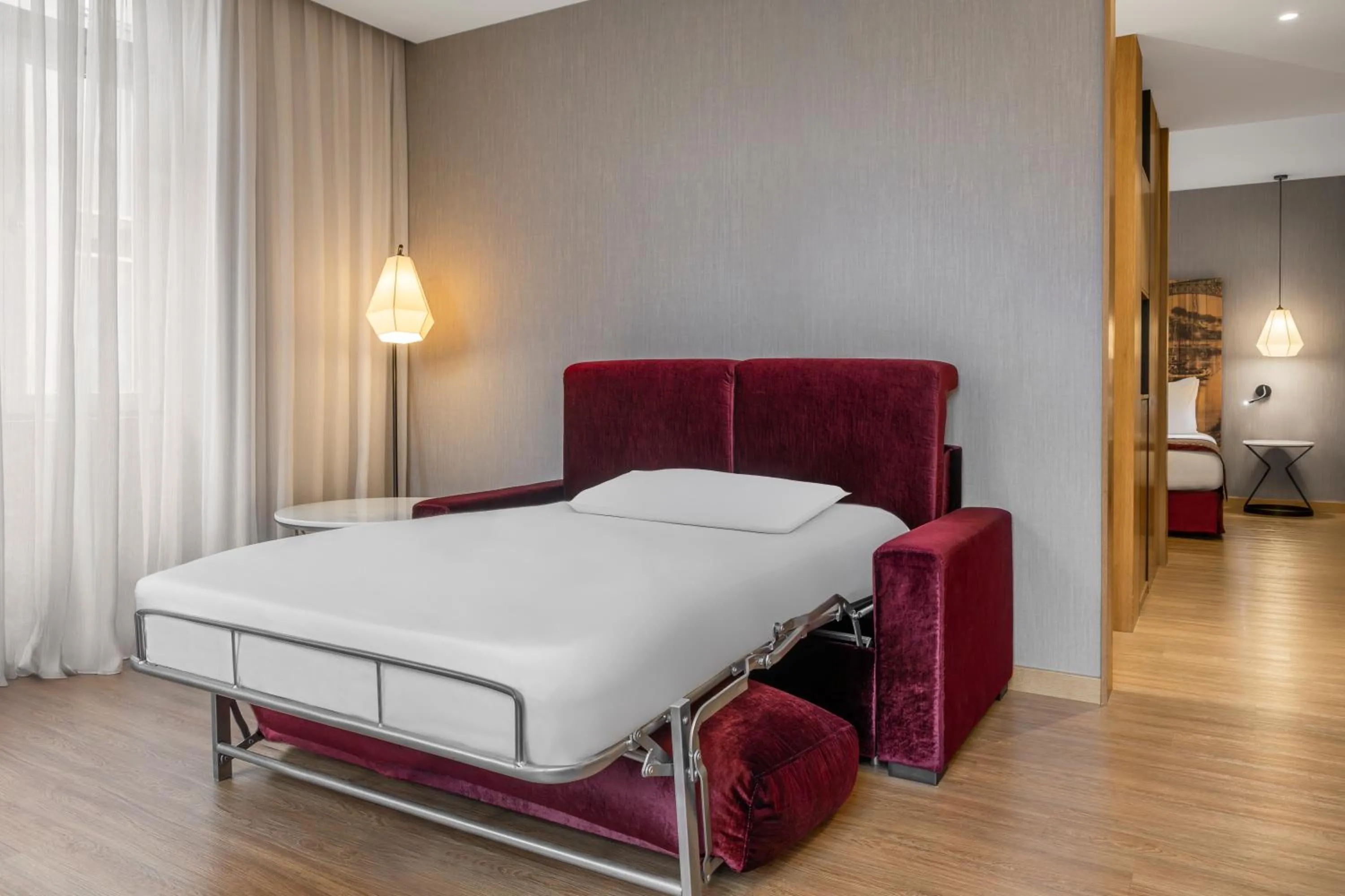 Bed in Eurostars Porto Centro