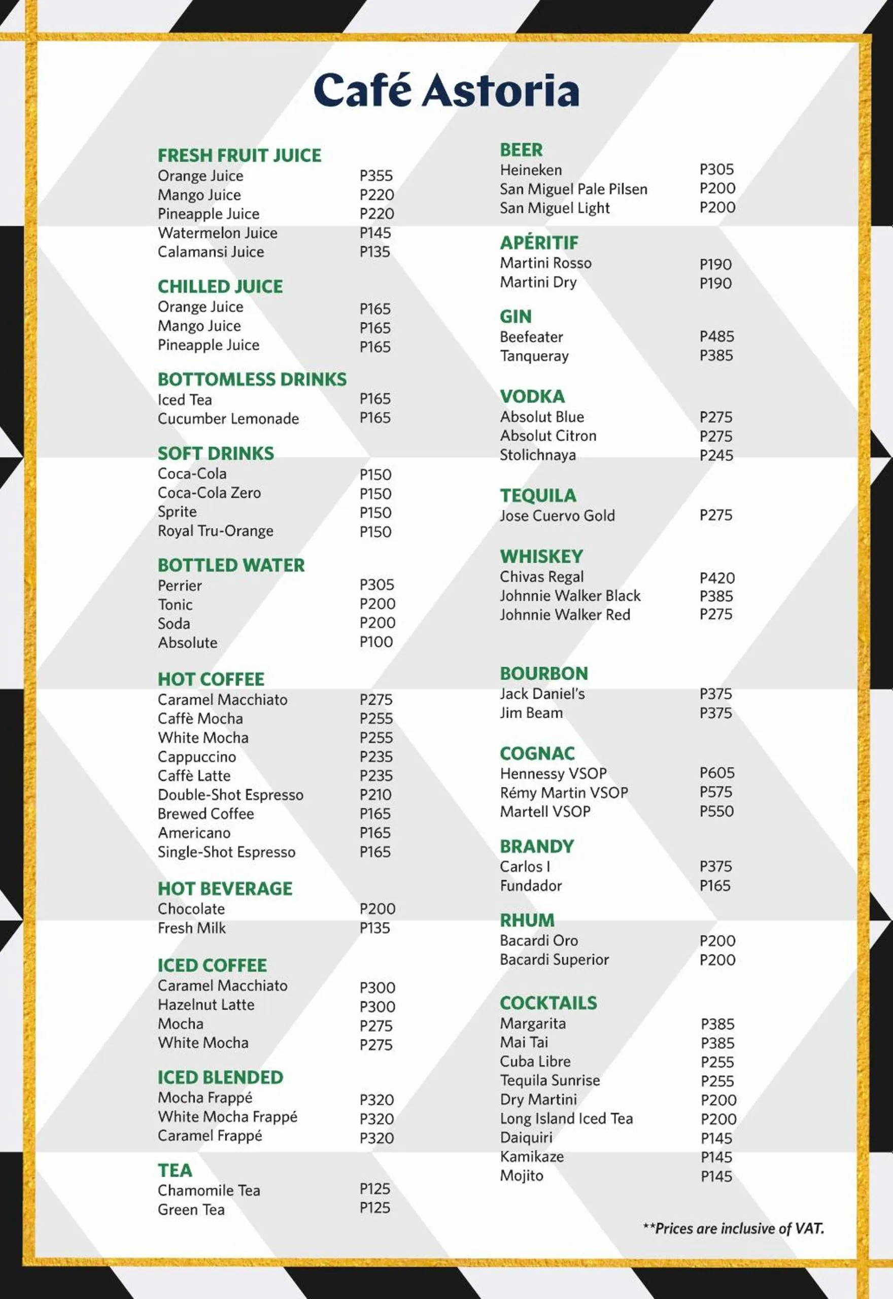 Restaurant/places to eat in Astoria Plaza