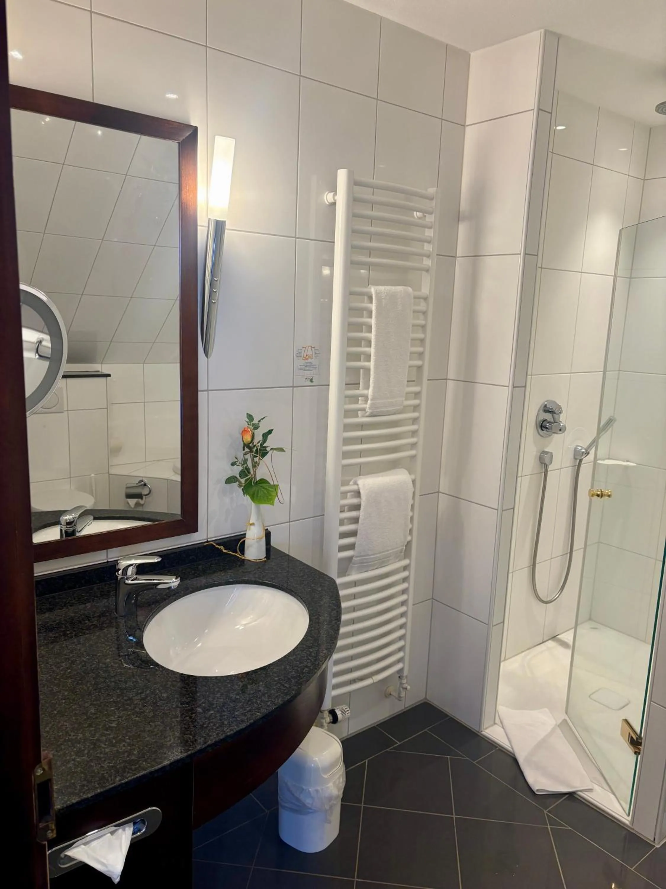 Bathroom in Akzent Hotel Höltje