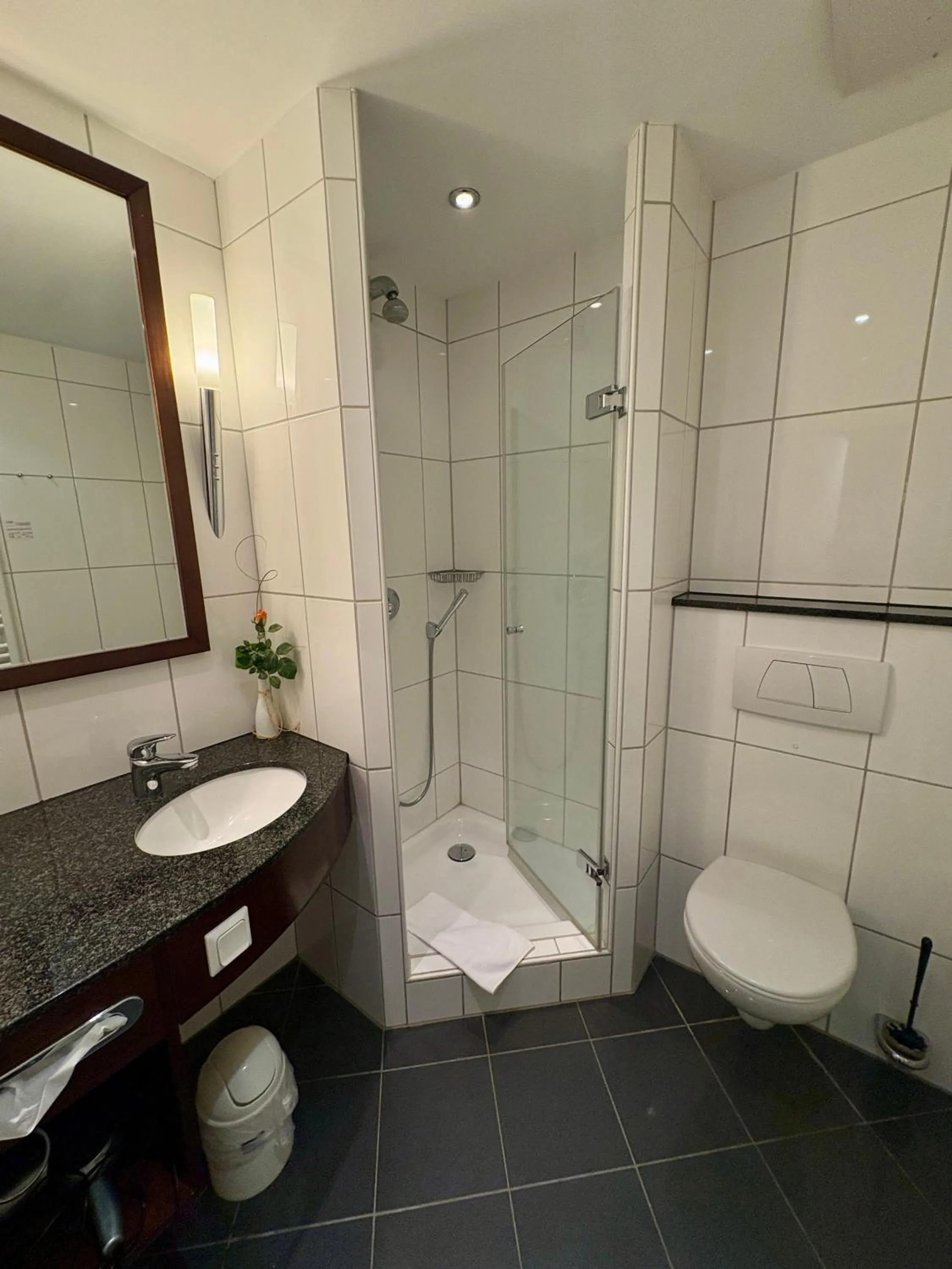 Bathroom in Akzent Hotel Höltje