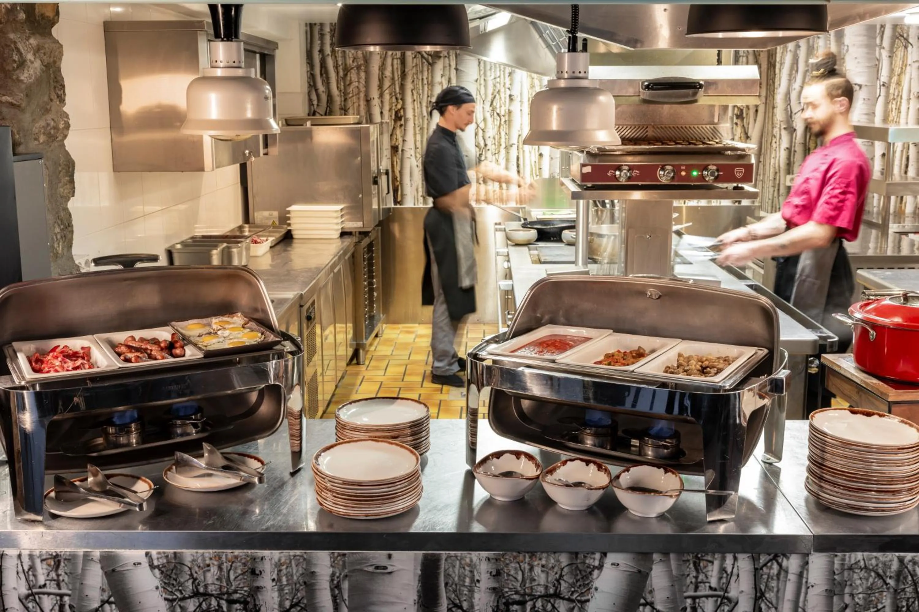 Restaurant/places to eat in Hôtel Courcheneige