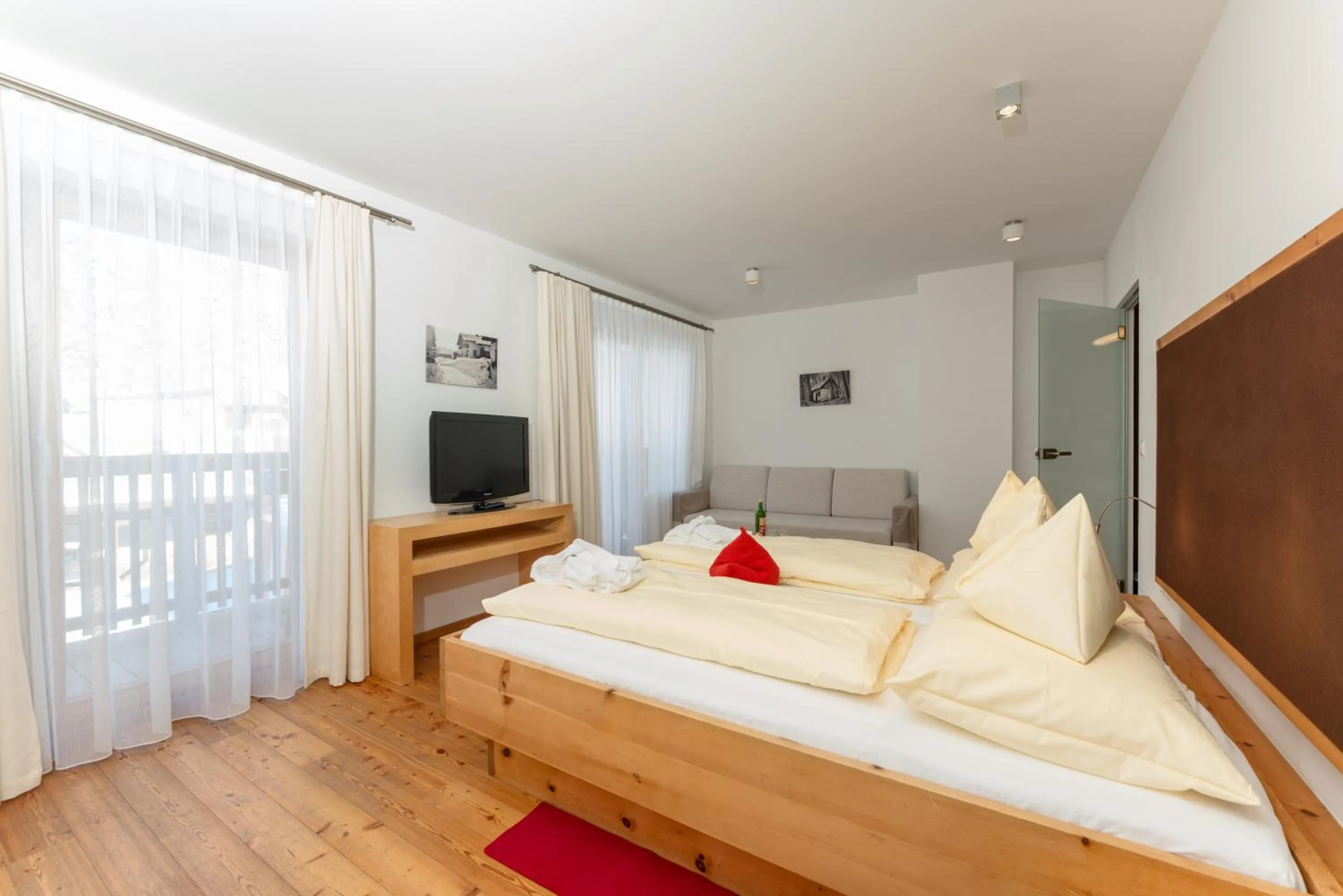 Bed in Hotel Ramsauhof Pool & Wellness Breakfast & Light Dinner Buffet