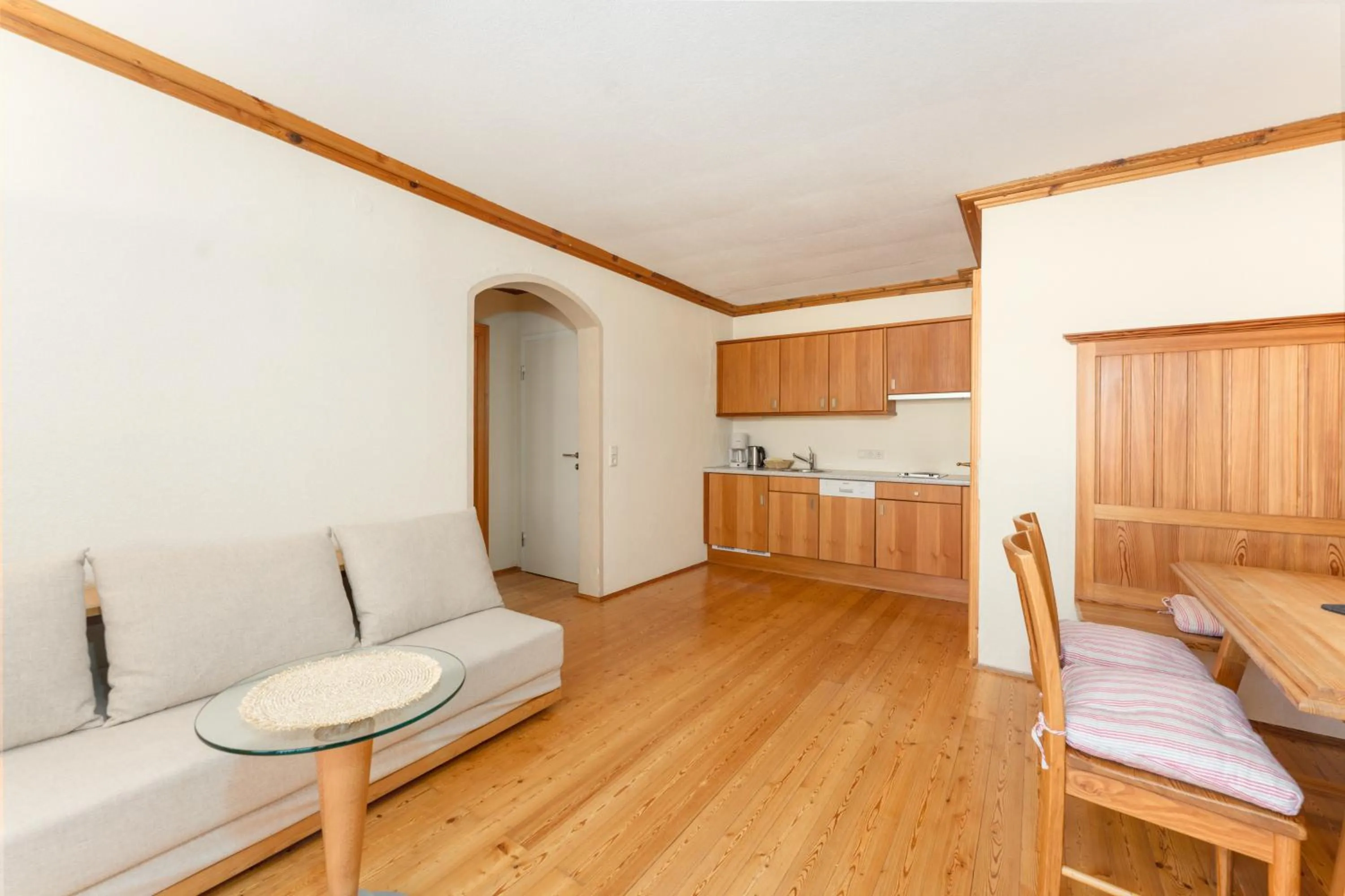 Kitchen or kitchenette in Hotel Ramsauhof Pool & Wellness Breakfast & Light Dinner Buffet