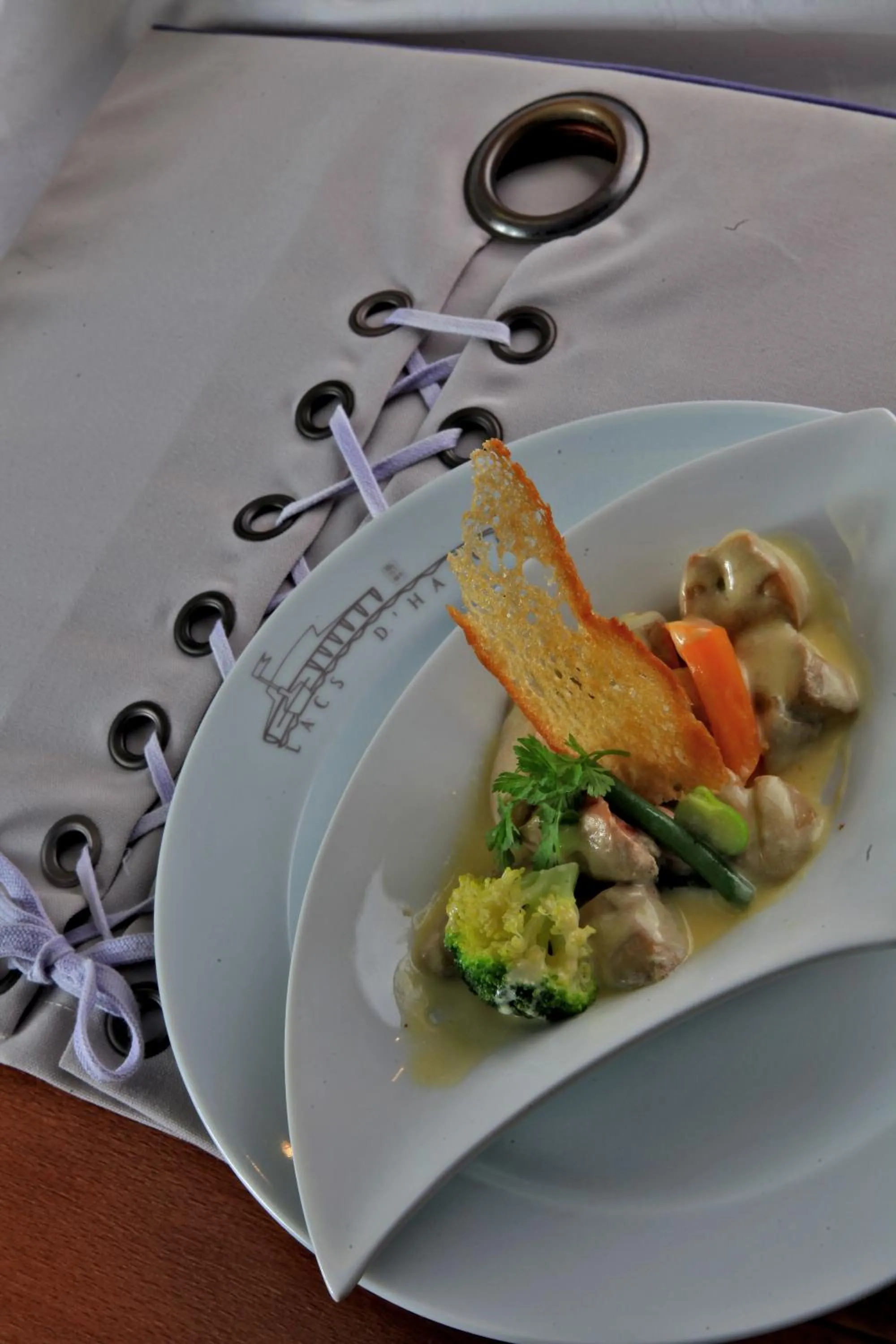 Food close-up in Logis des Lacs d'Halco