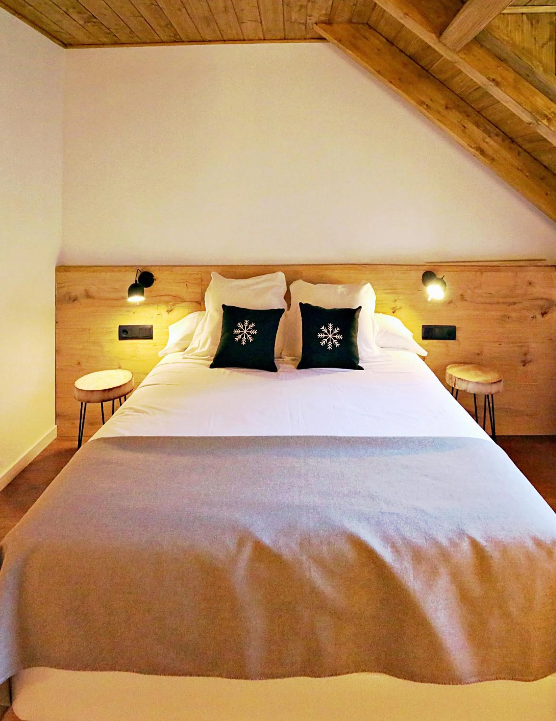 Bed in Hotel Lo Paller