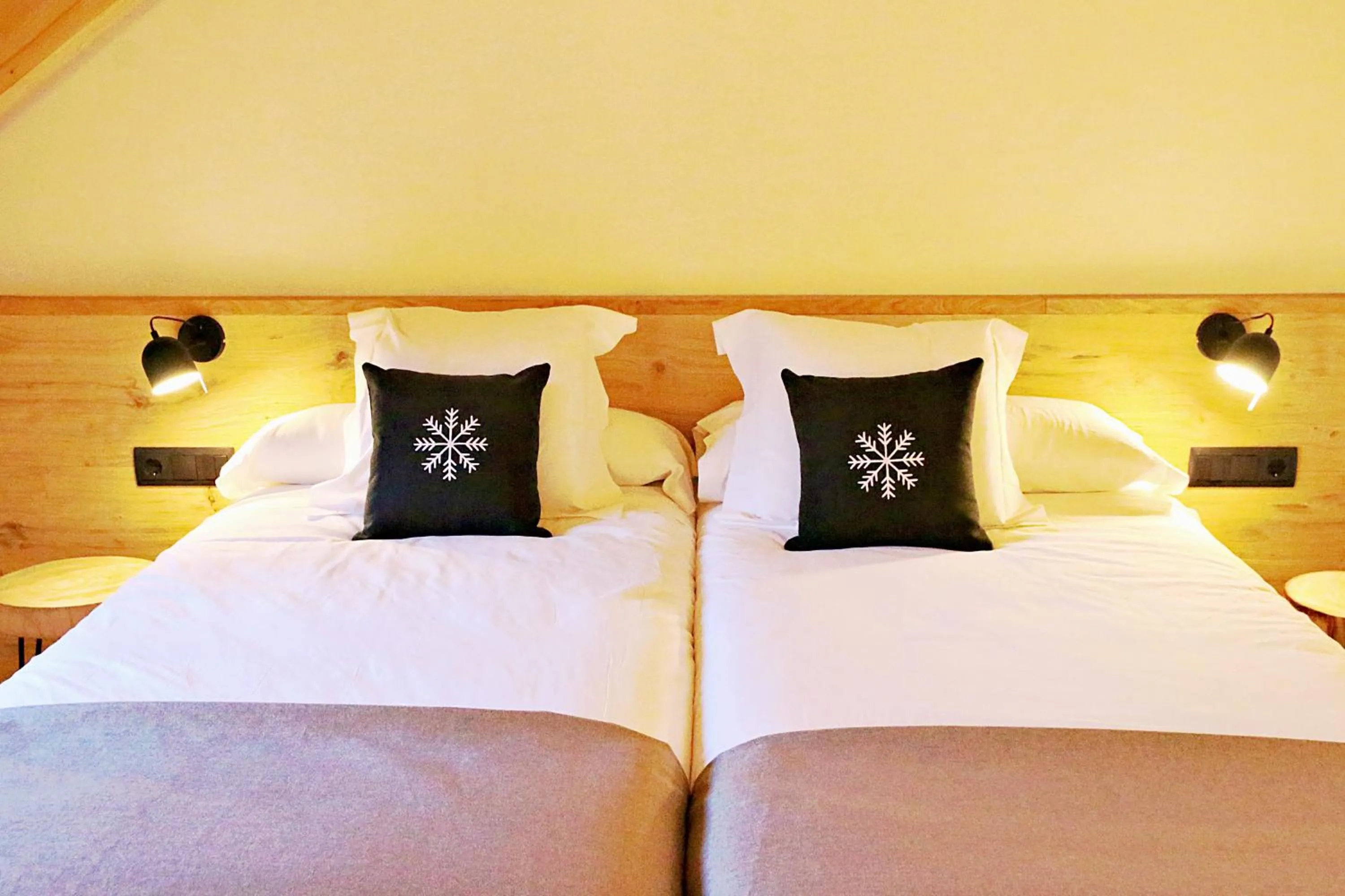 Bed in Hotel Lo Paller