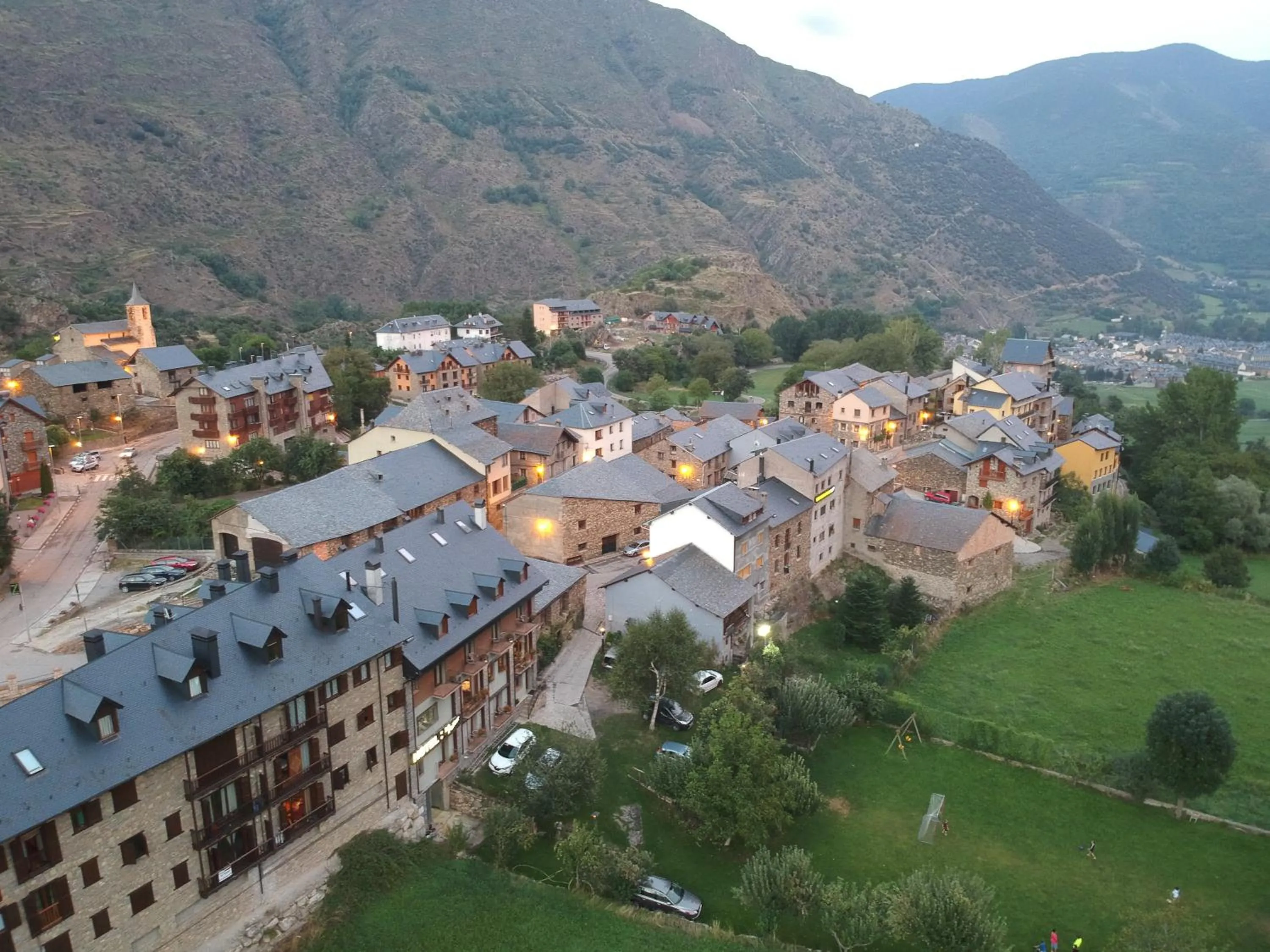 Bird's eye view in Hotel Lo Paller