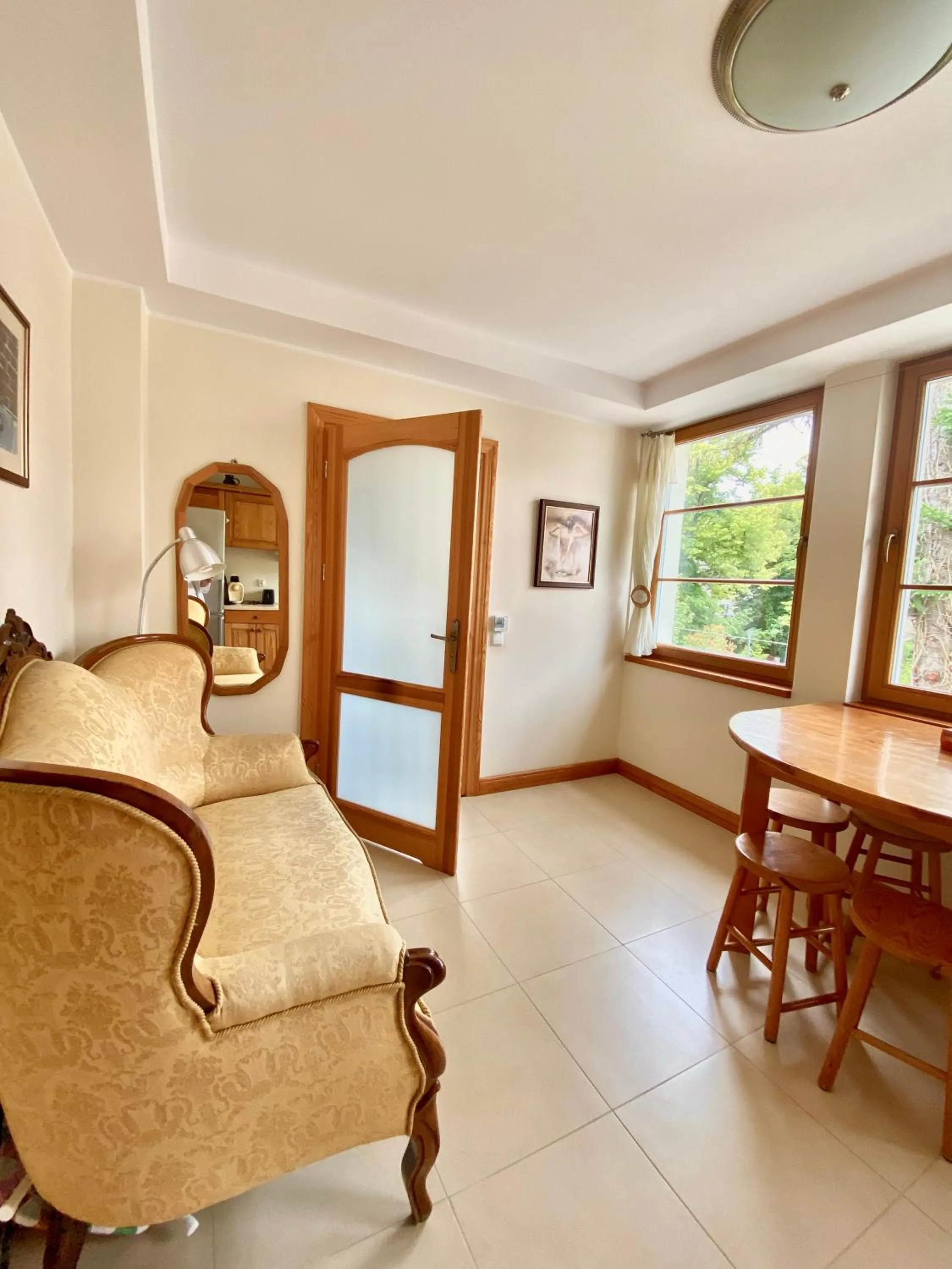 Living room in Sopot Residence
