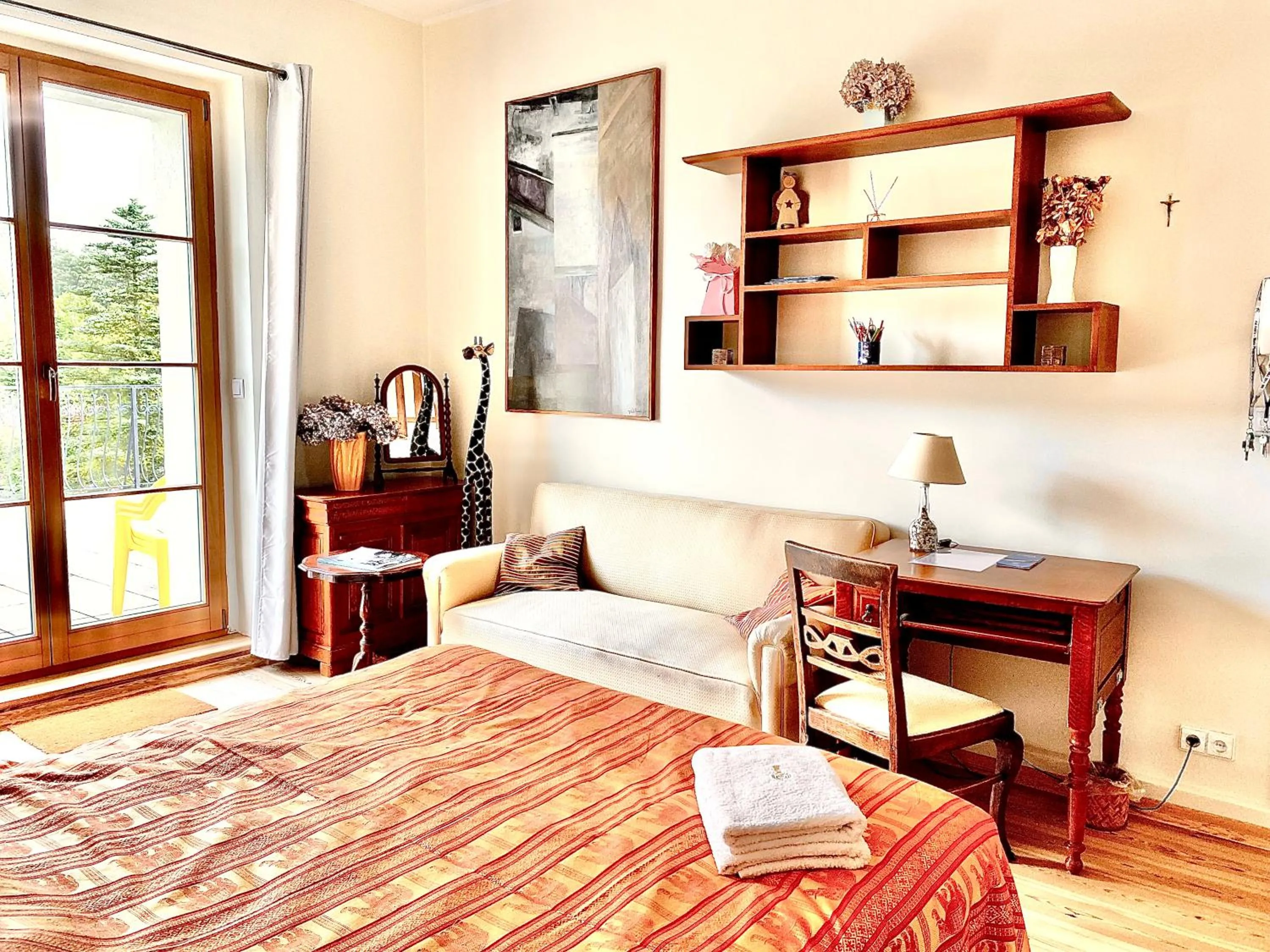 Bed in Sopot Residence