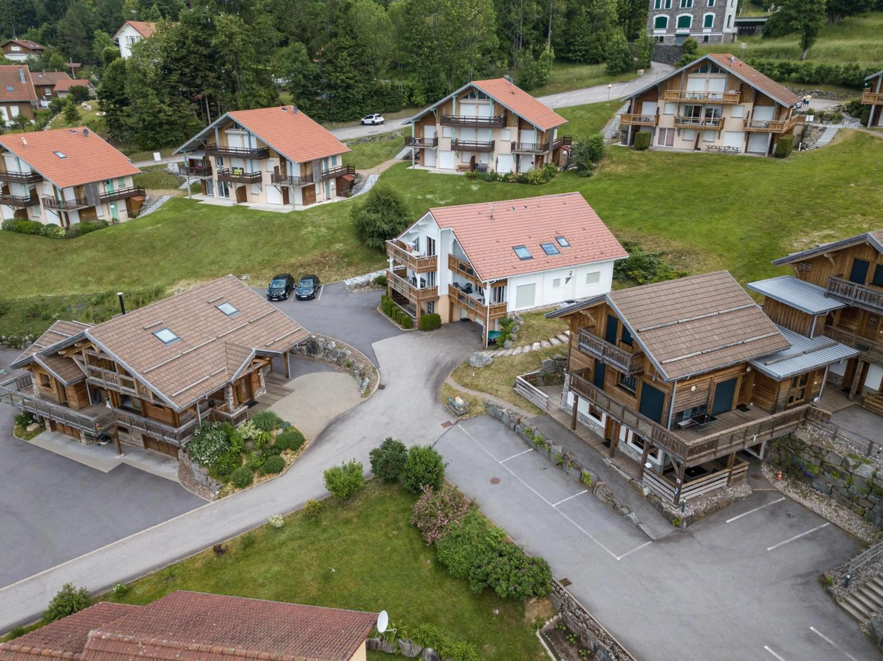 Bird's eye view in Les Adrets