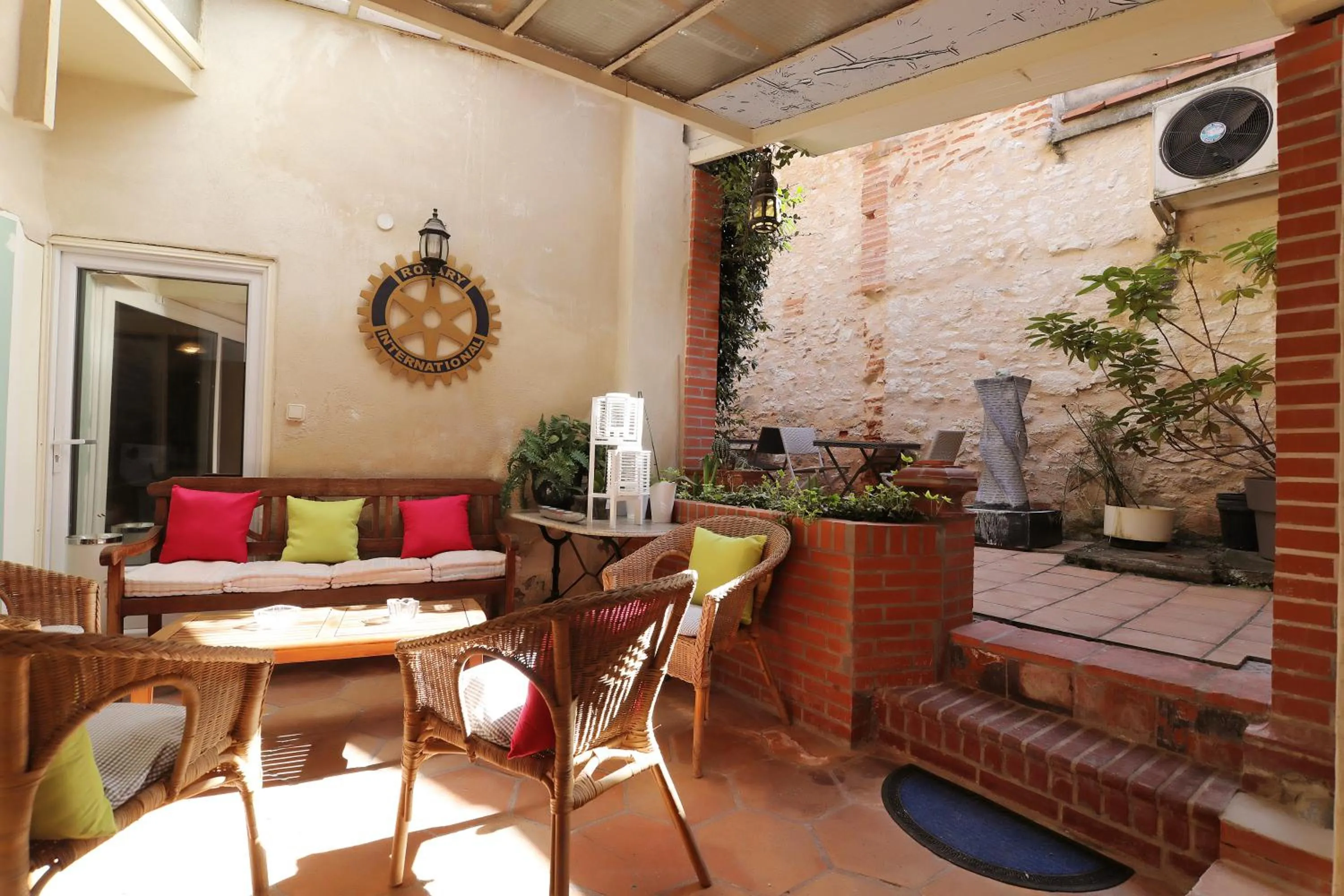 Garden in Hotel Les Pasteliers