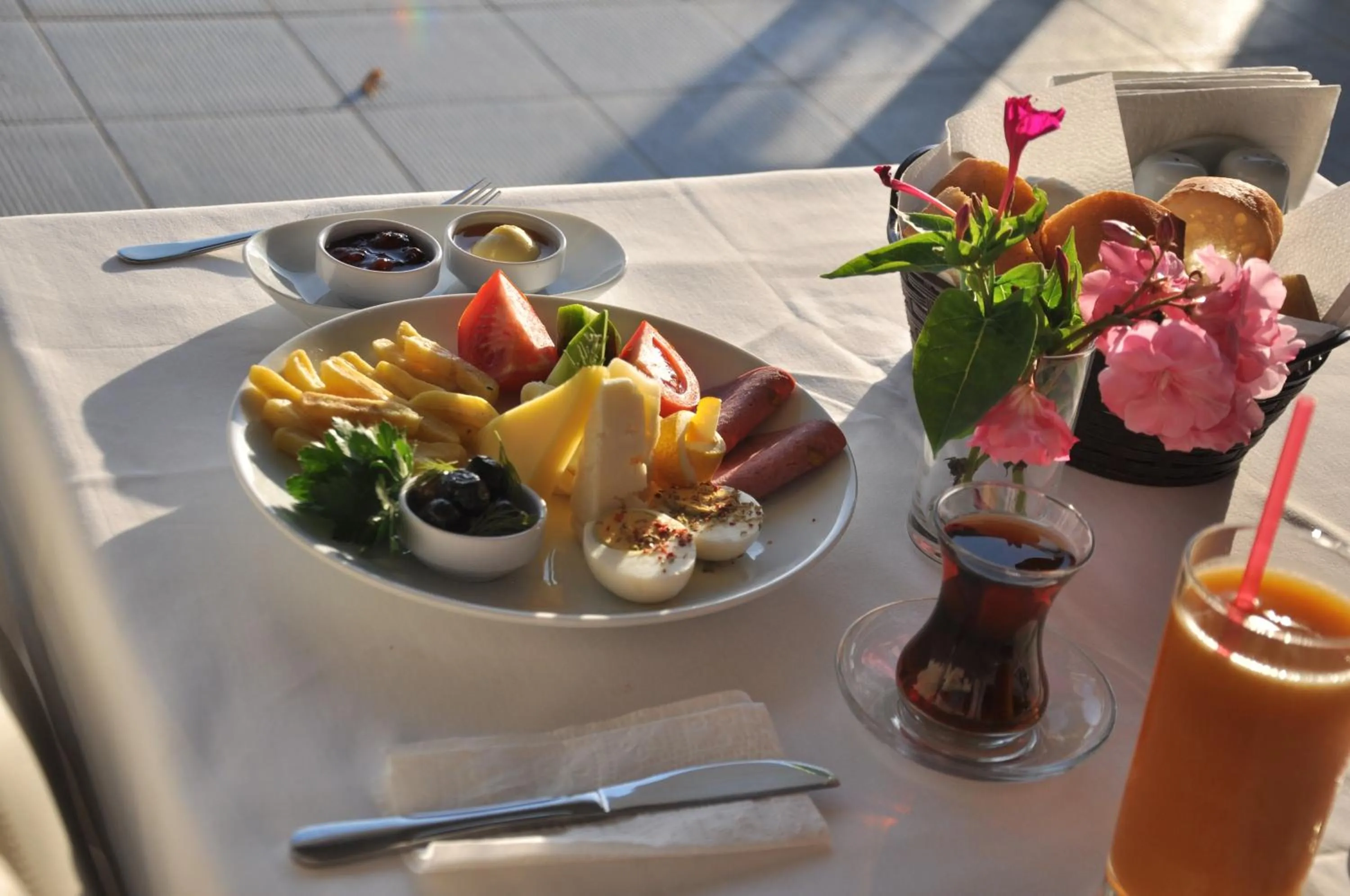 Continental breakfast in dragos island hotel