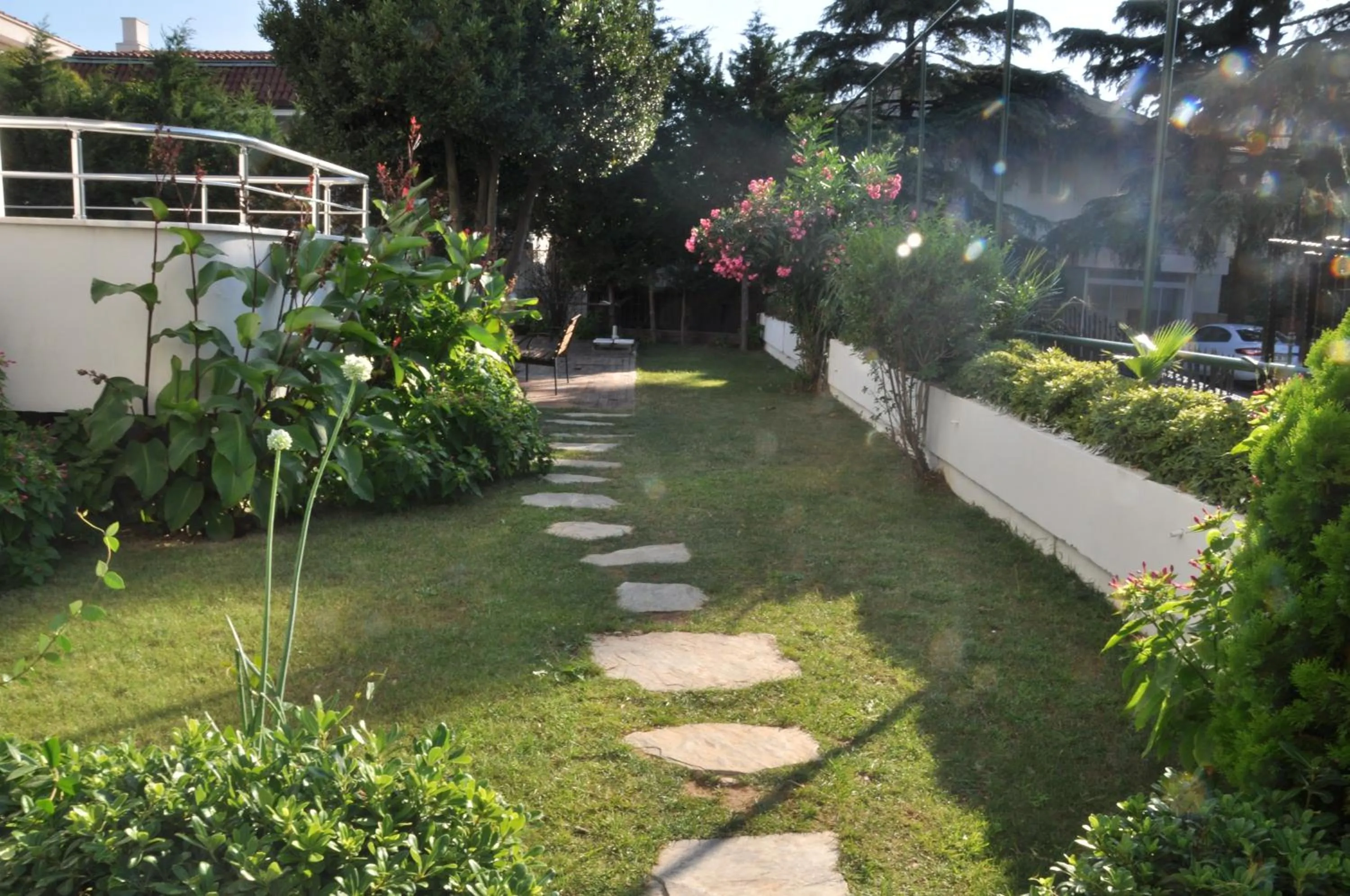 Garden in dragos island hotel