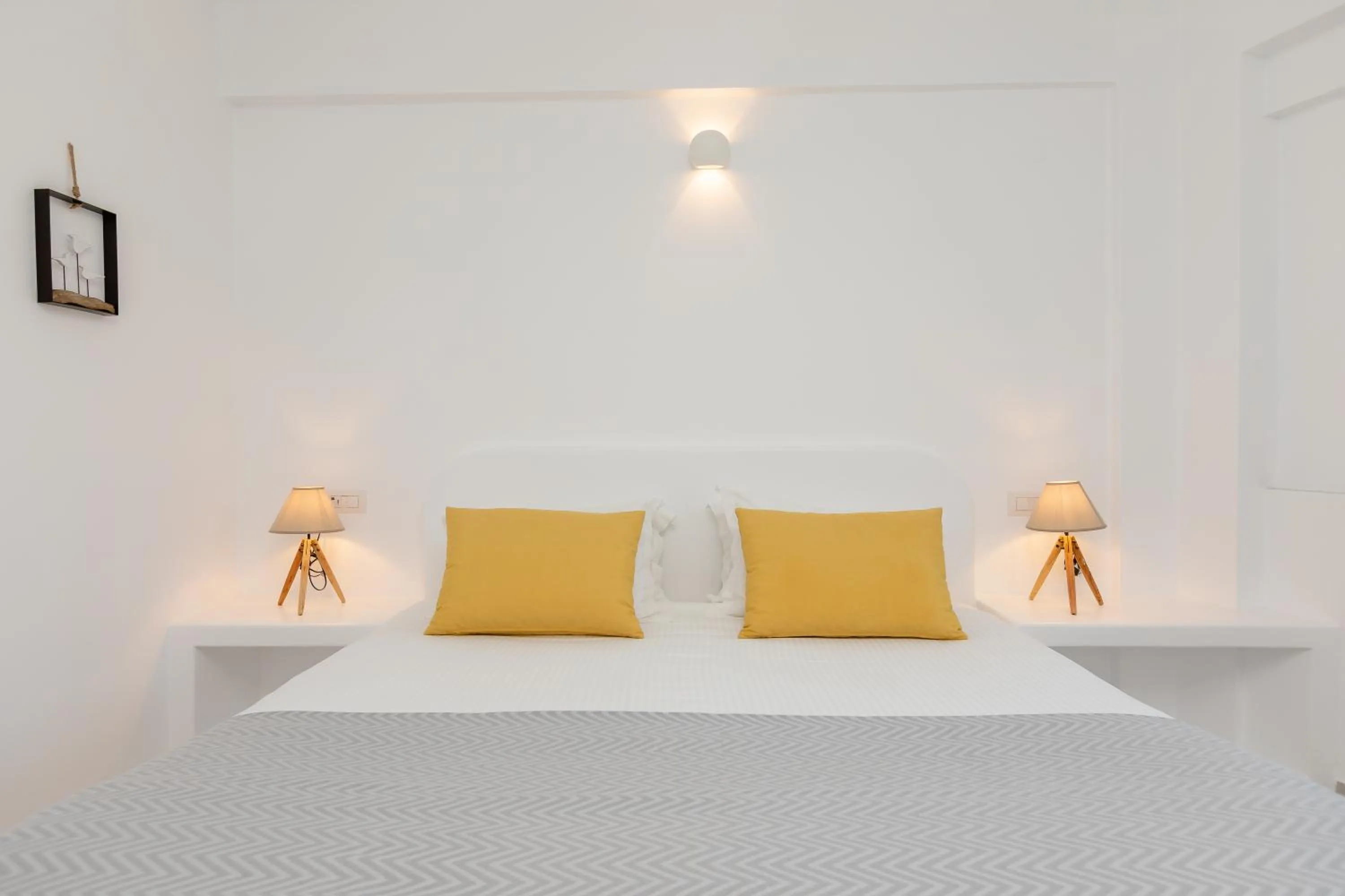 Bed in Nikolas Hotel