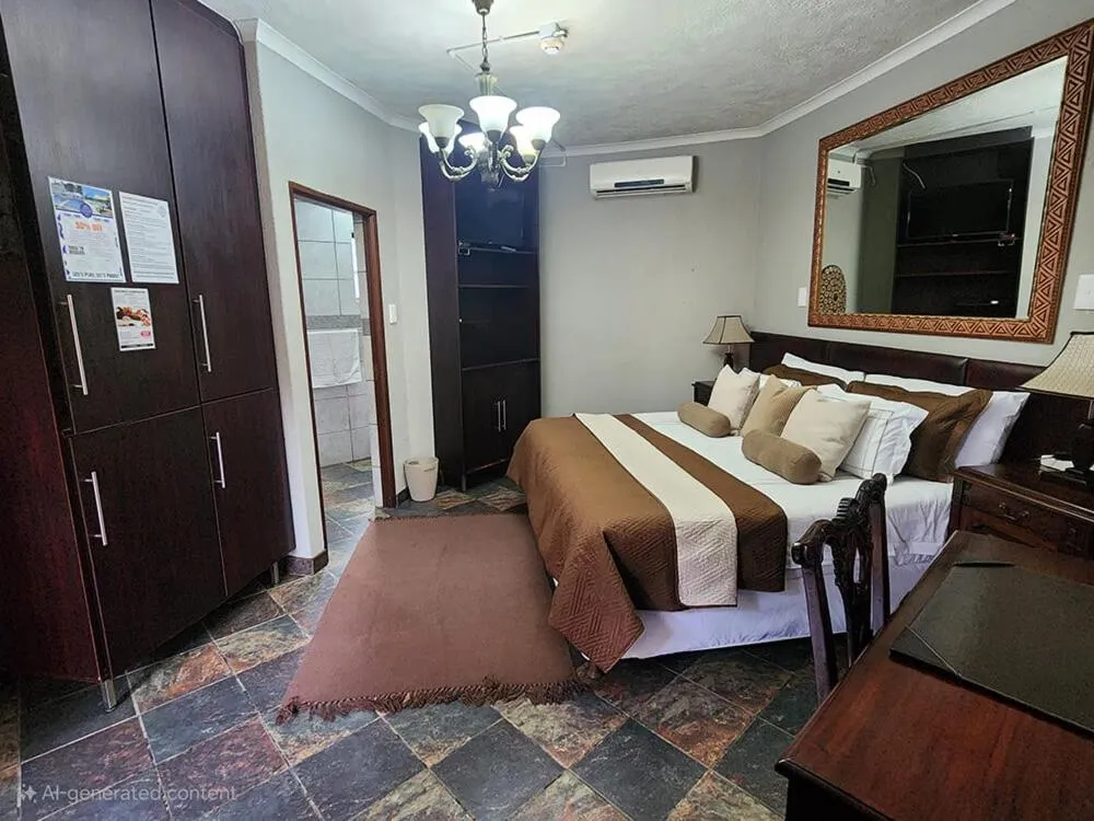 Bed in Goodnight Guest Lodge