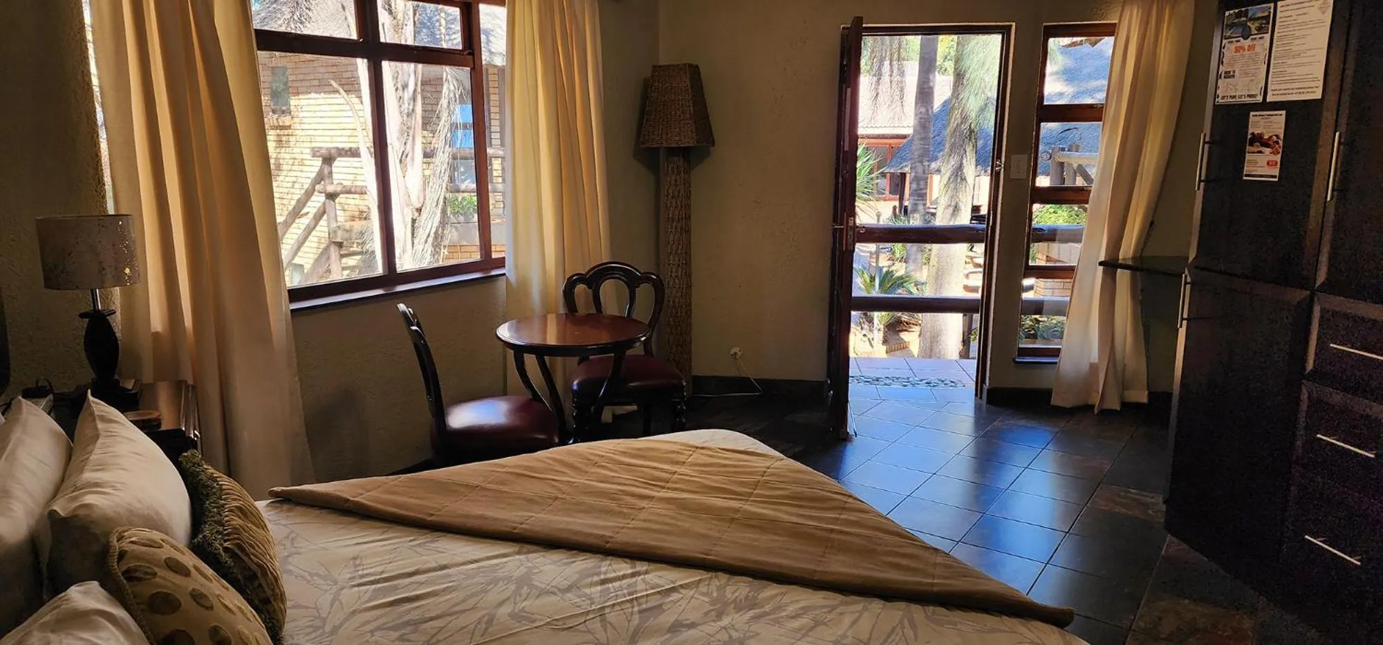 Bed in Goodnight Guest Lodge