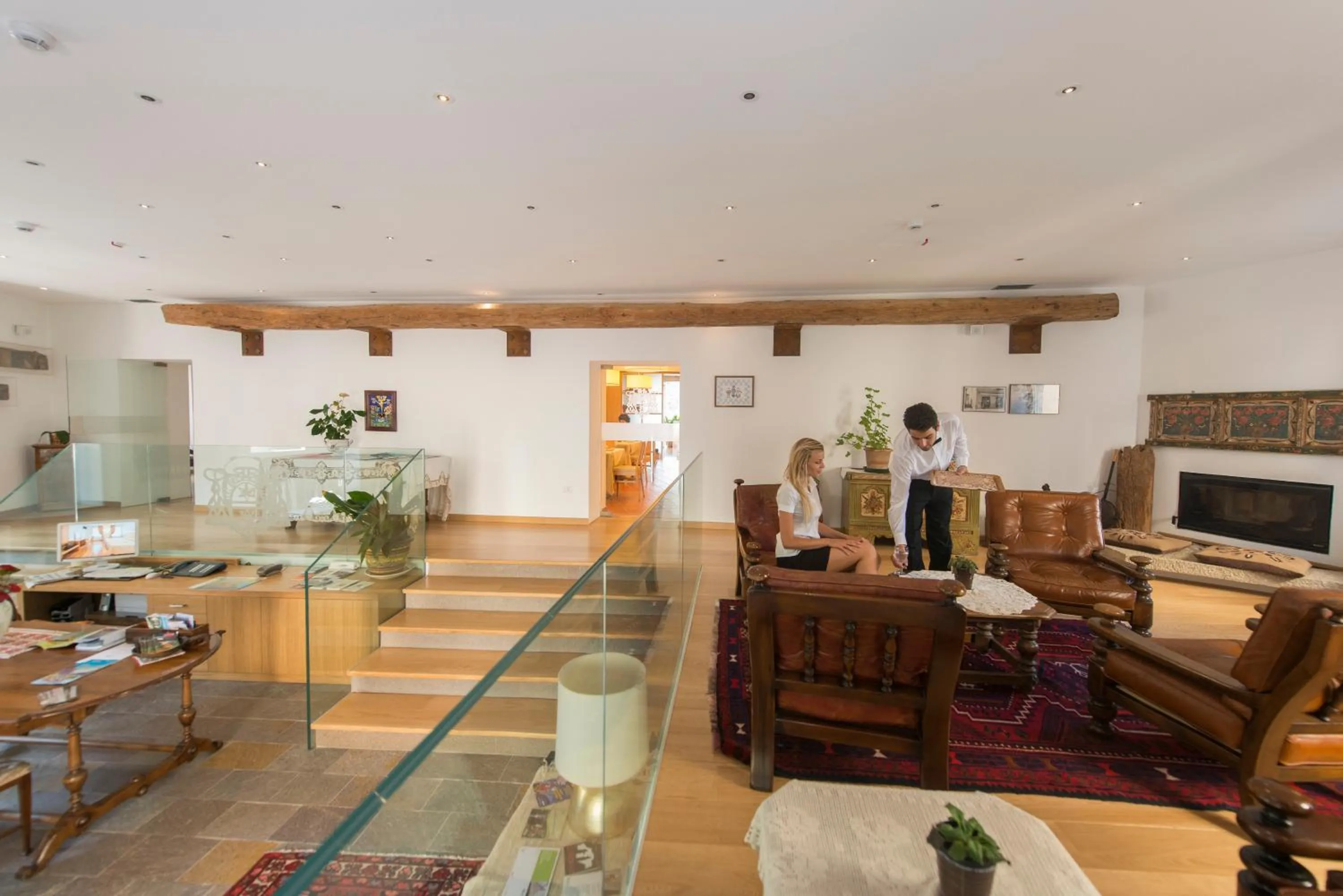 Lobby or reception in Hotel Romanda