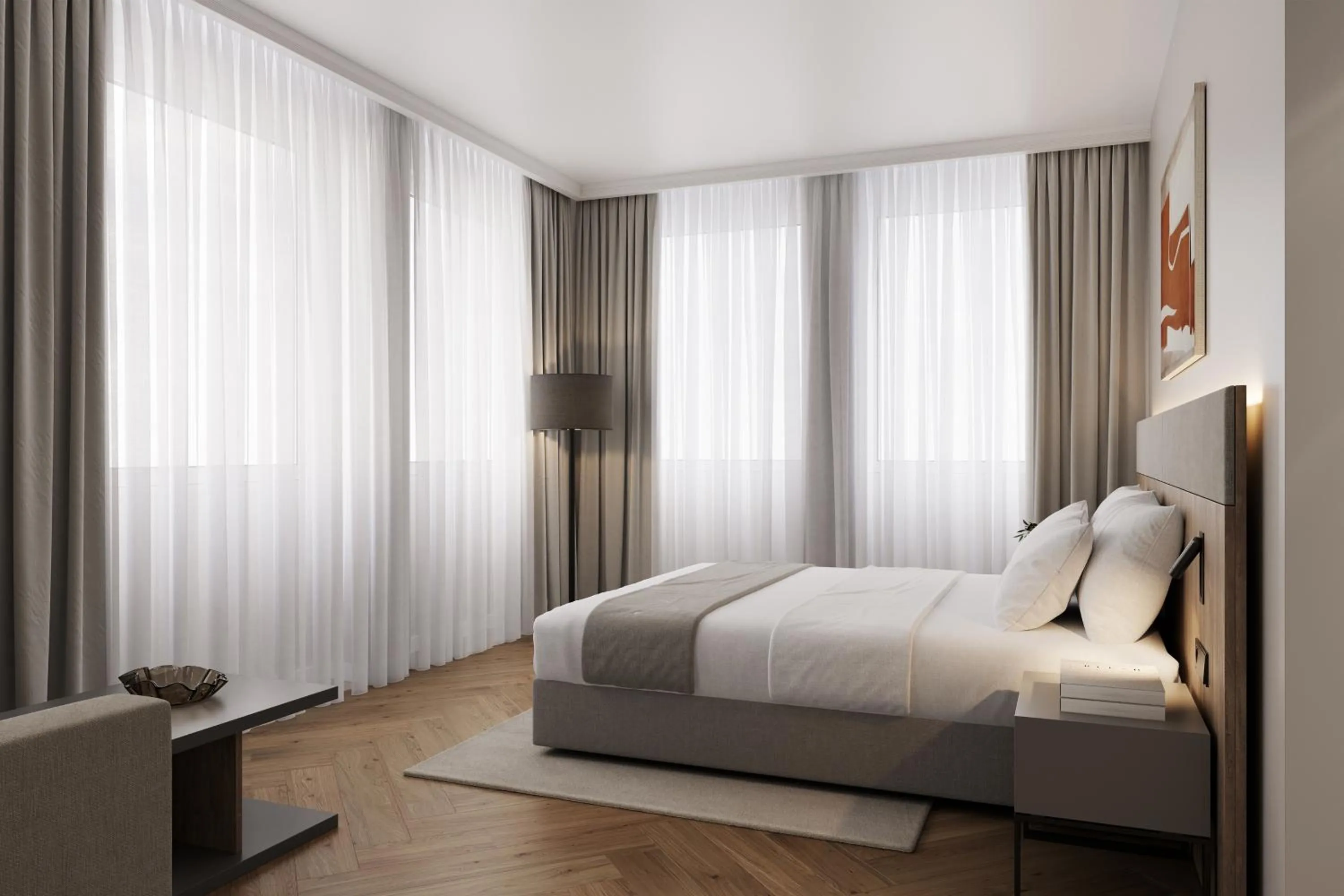 Bed in Tailormade Hotel METROPOL St Gallen