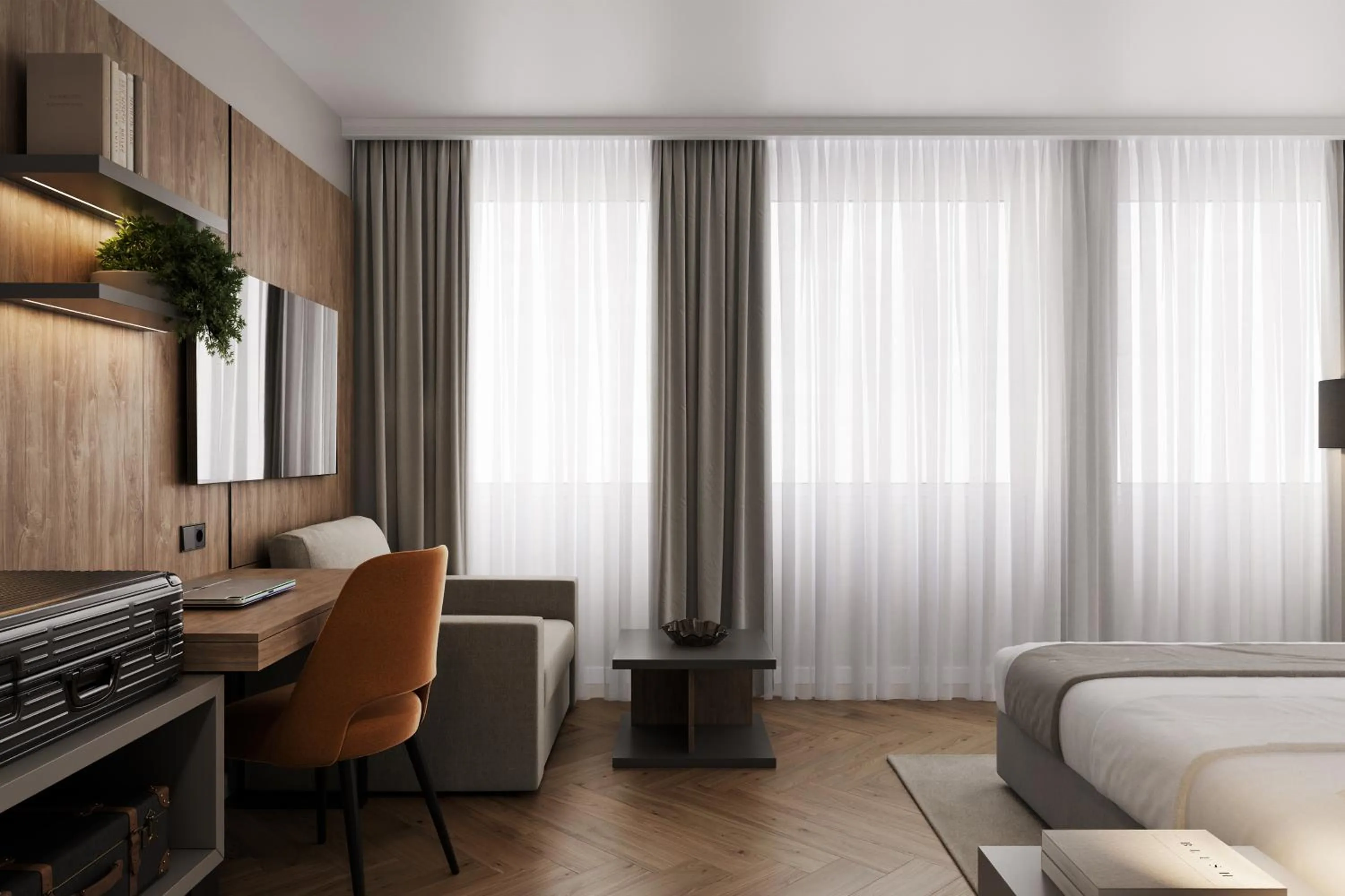 Photo of the whole room in Tailormade Hotel METROPOL St Gallen