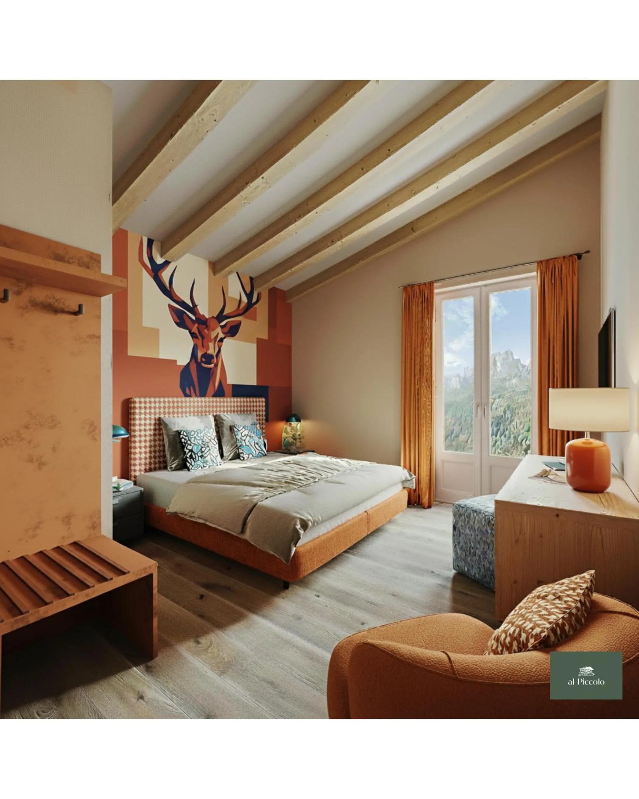 Bed in Al Piccolo Hotel