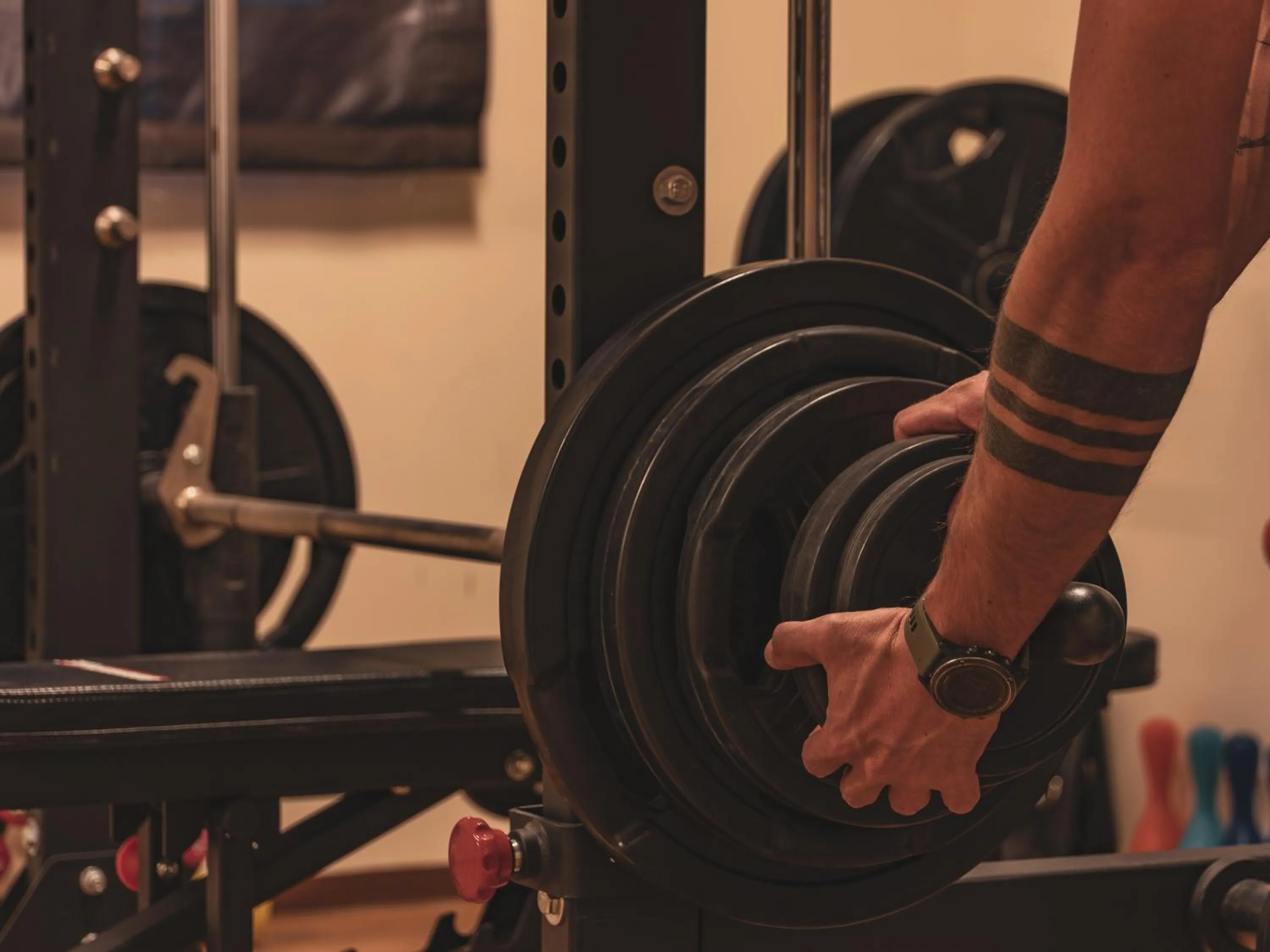 Fitness centre/facilities in Hotel Crozzon