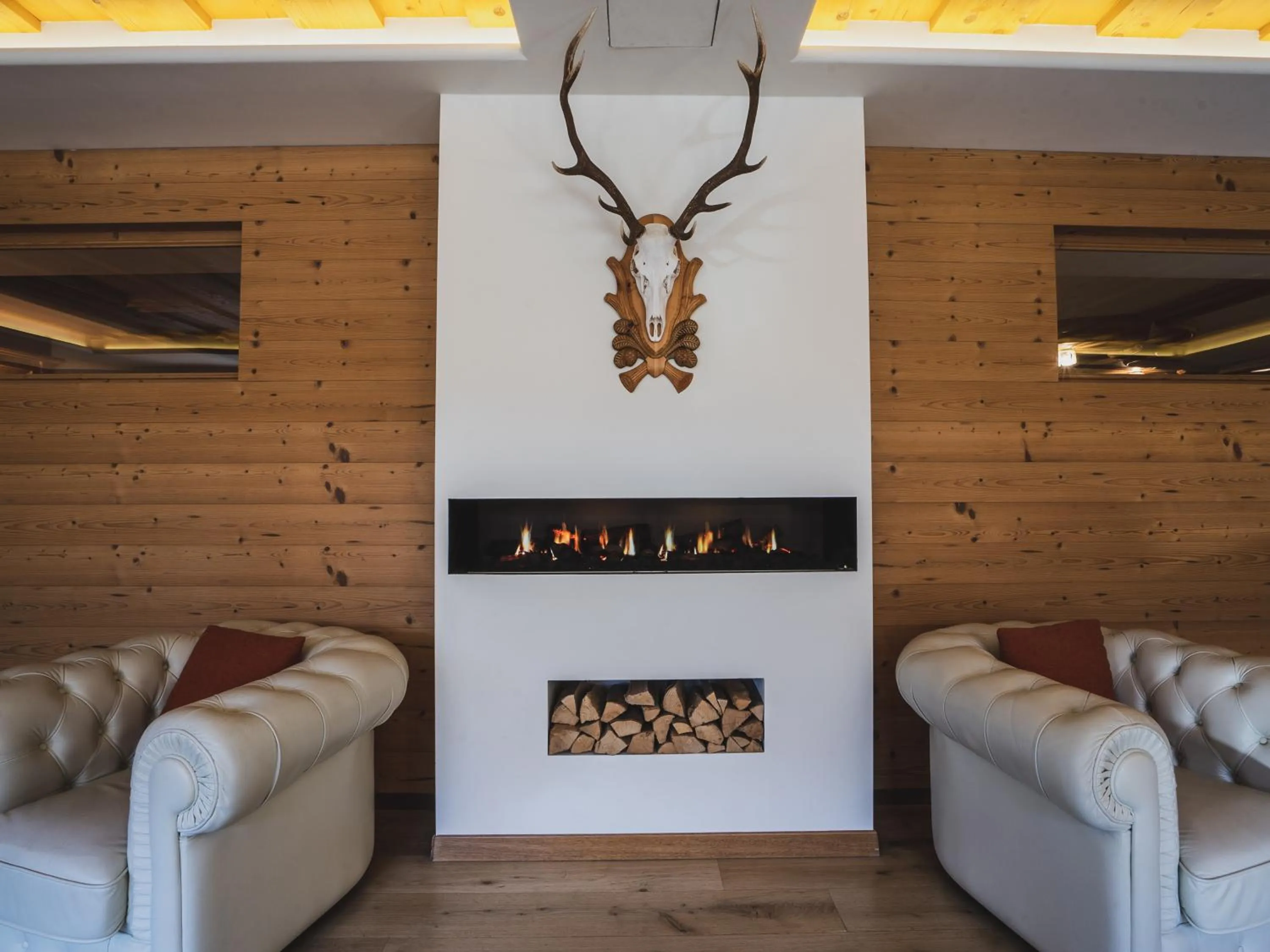 Lobby or reception in Hotel Crozzon