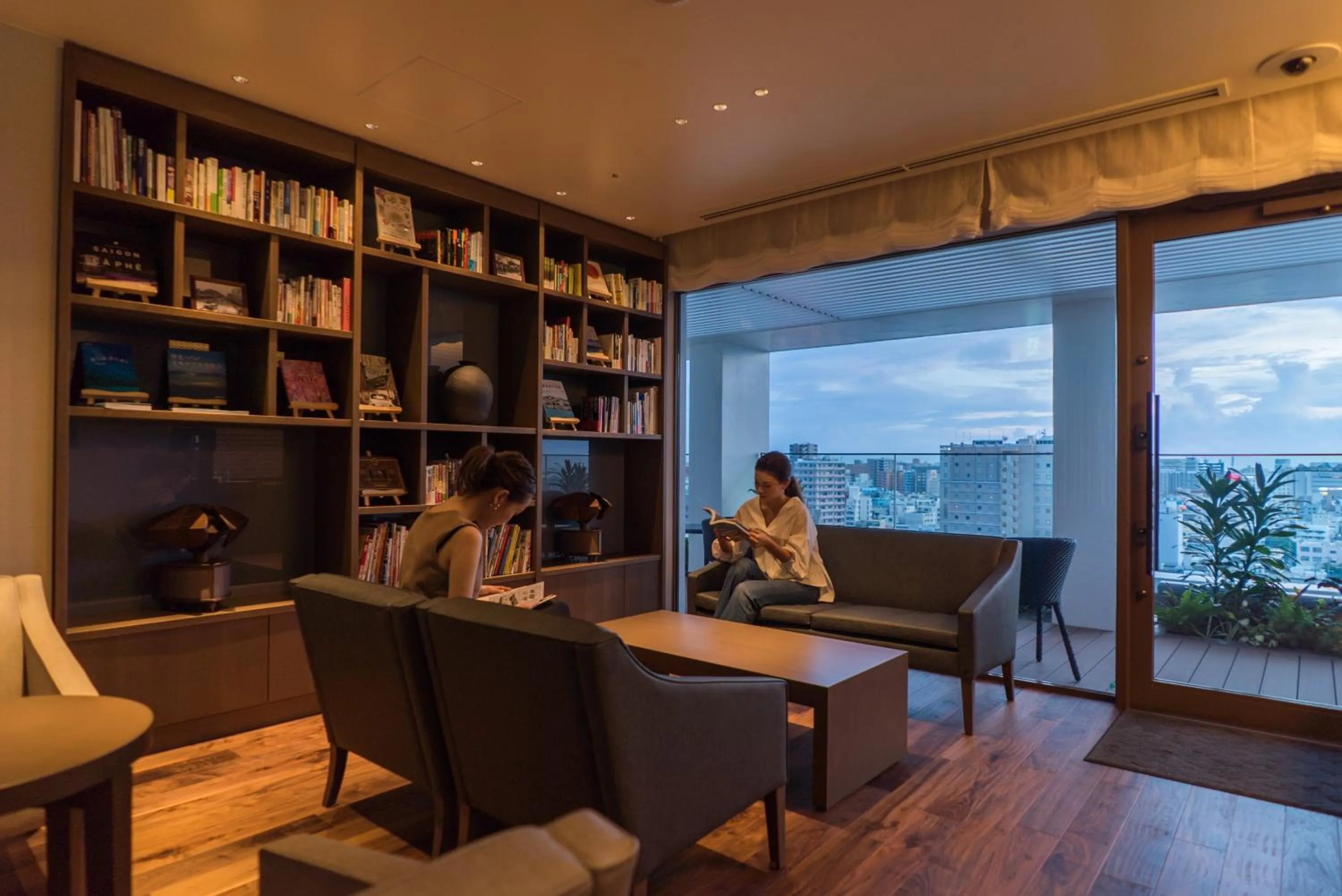 People in JR Kyushu Hotel Blossom Naha