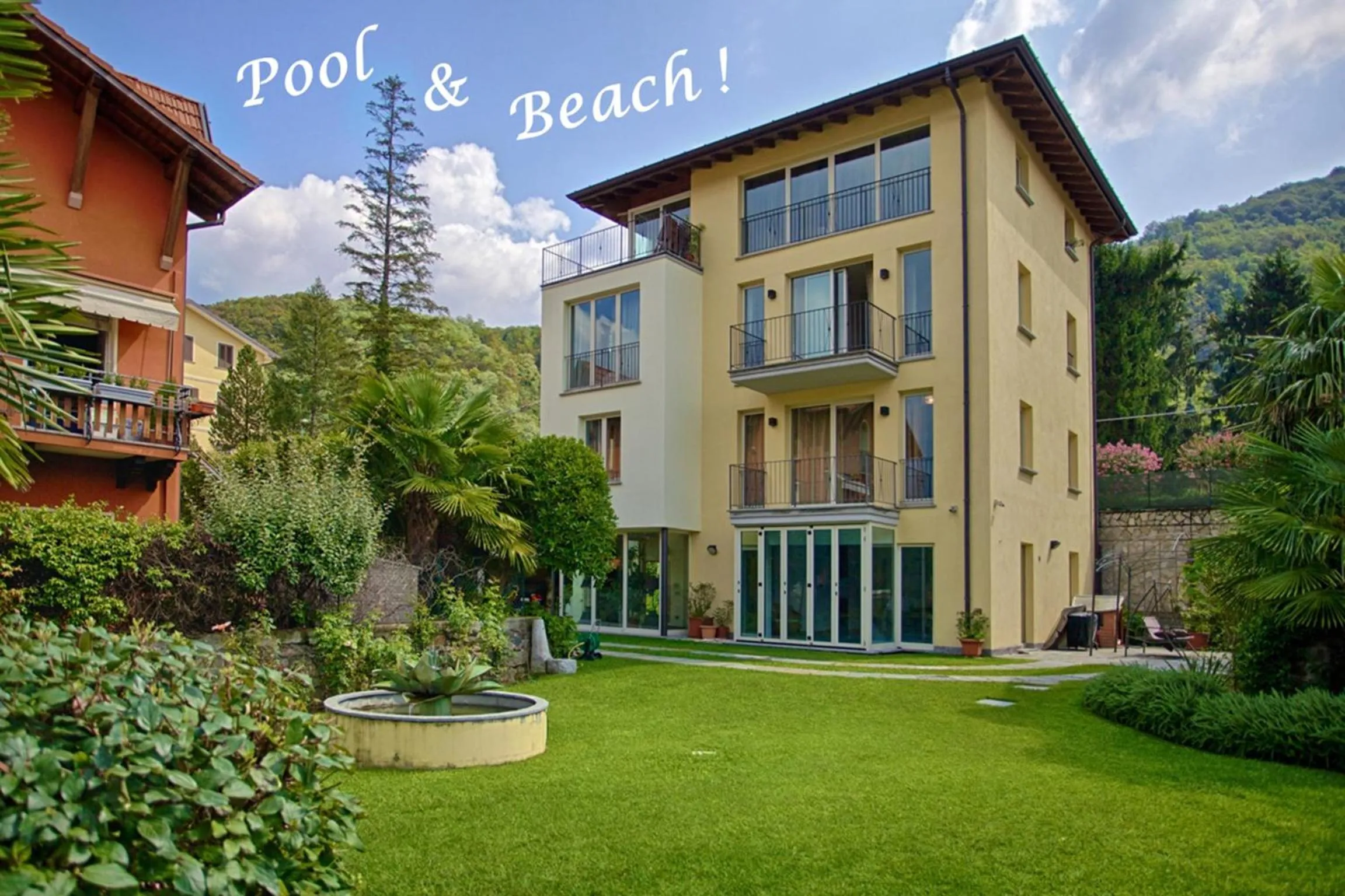 Property building in B&B Dolce vista al lago Lugano