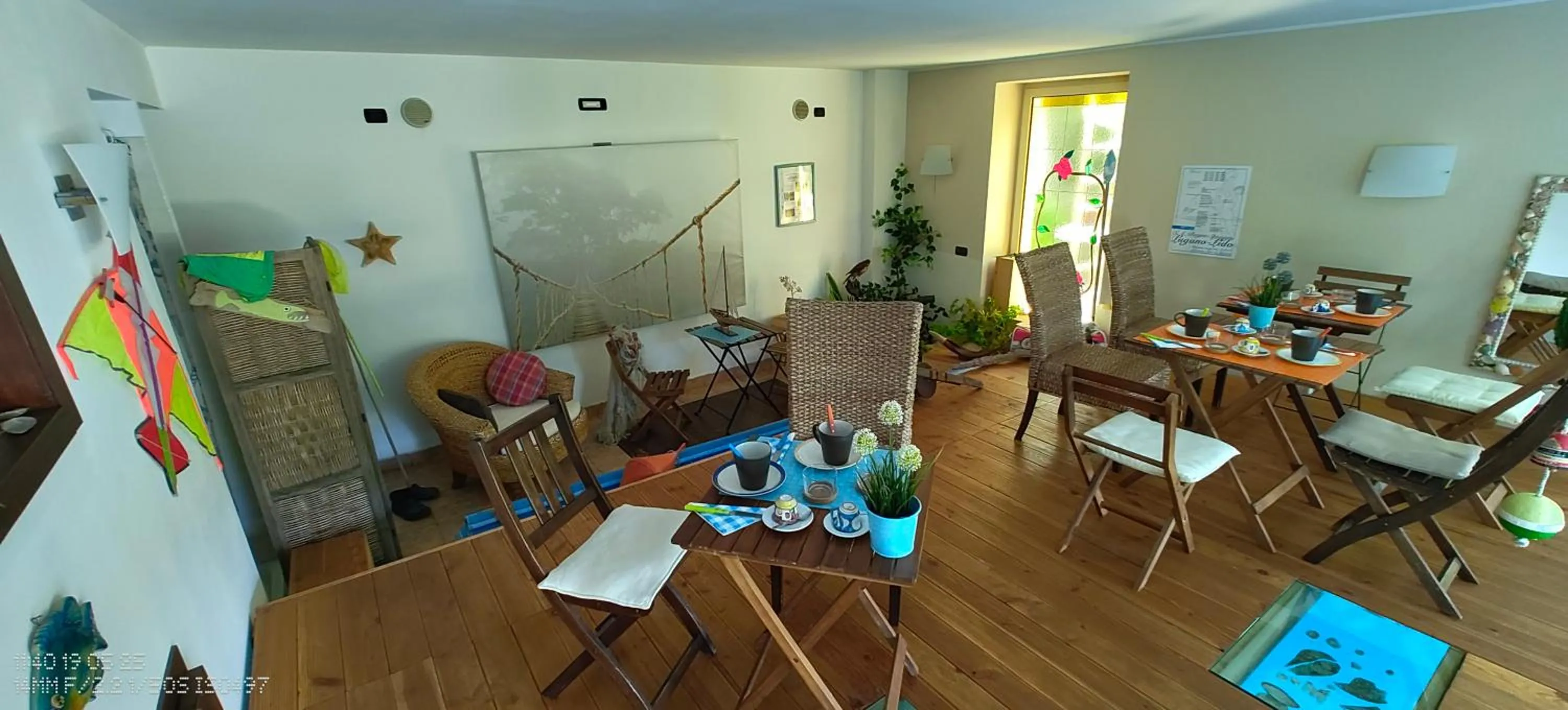 Seating area in B&B Dolce vista al lago Lugano