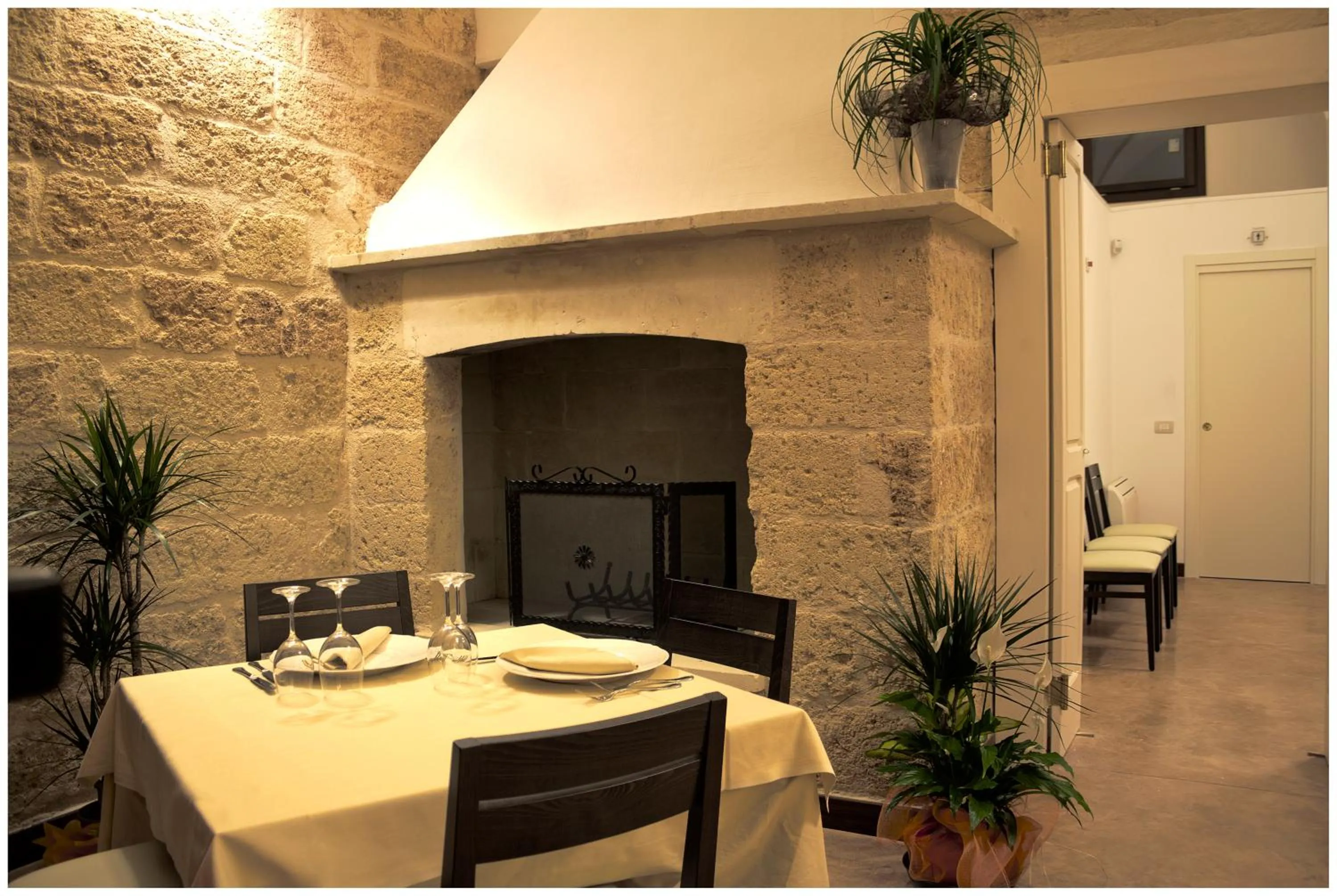 Decorative detail in Masseria Li Campi