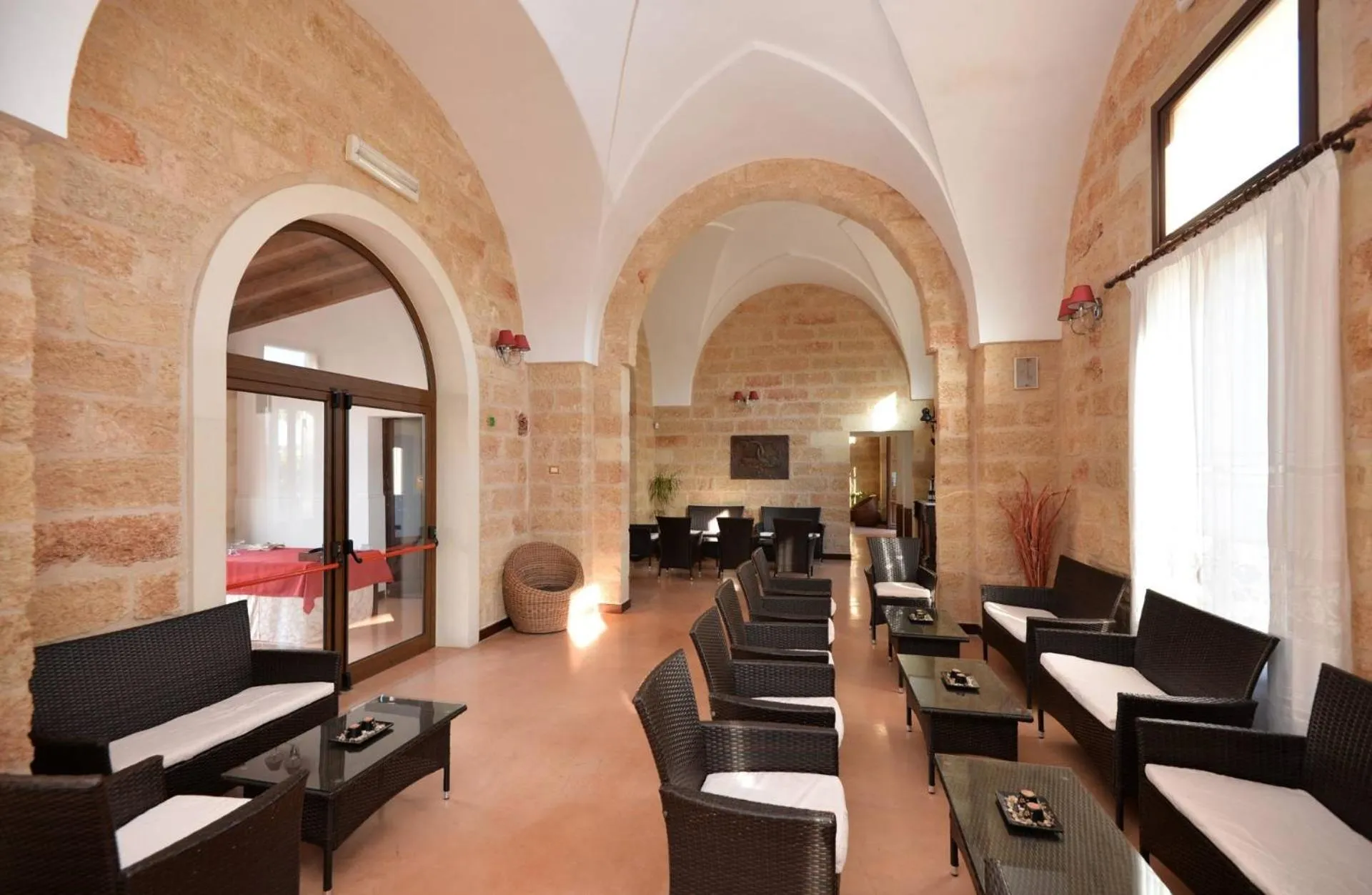 Lounge or bar in Masseria Li Campi