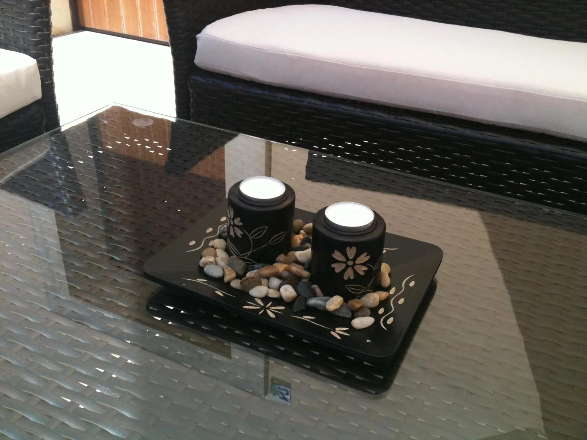 Decorative detail in Masseria Li Campi