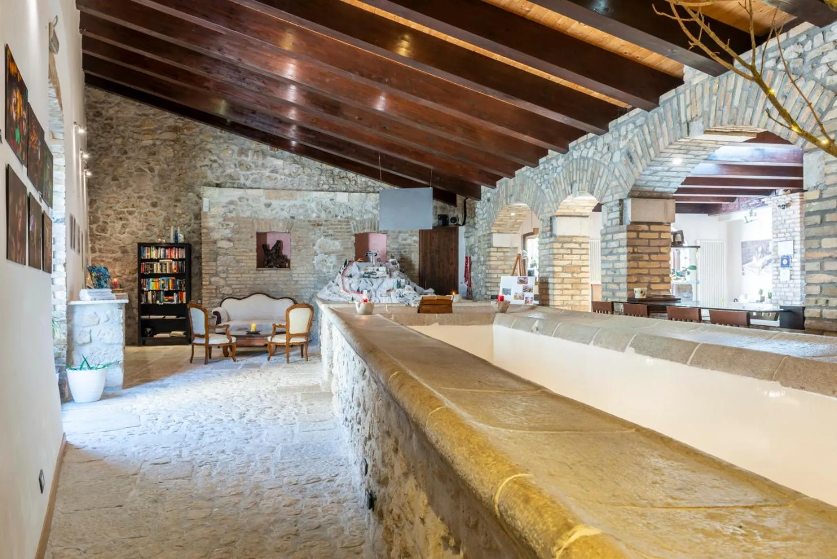 Lobby or reception in Il Lavatoio Dimora Storica