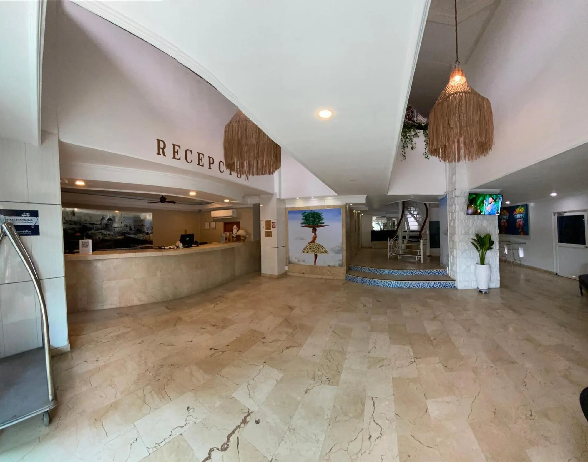 Lobby or reception in Hotel Cartagena Premium