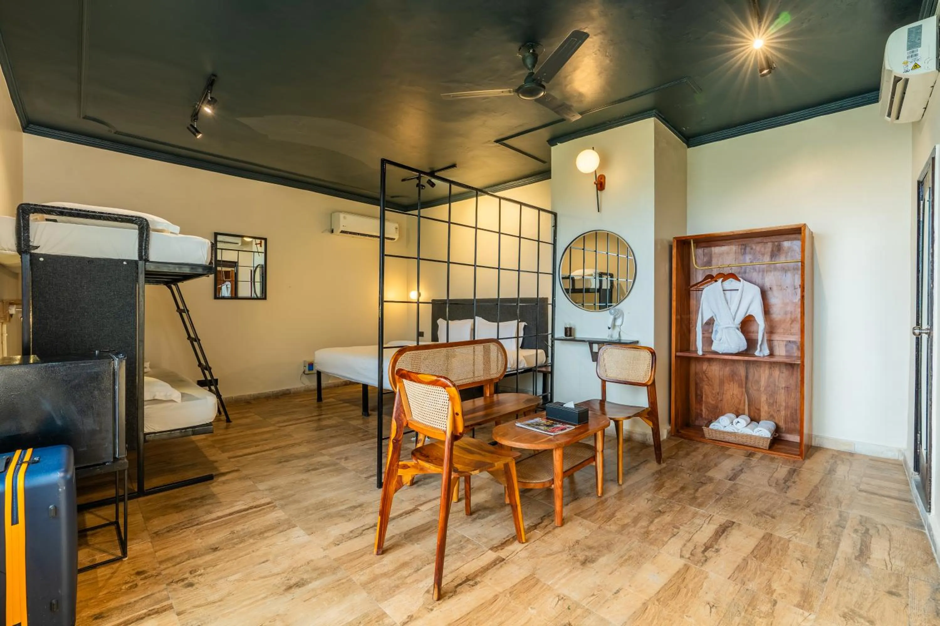 Bedroom, Bed in Minimalist One Hauz Khas Village