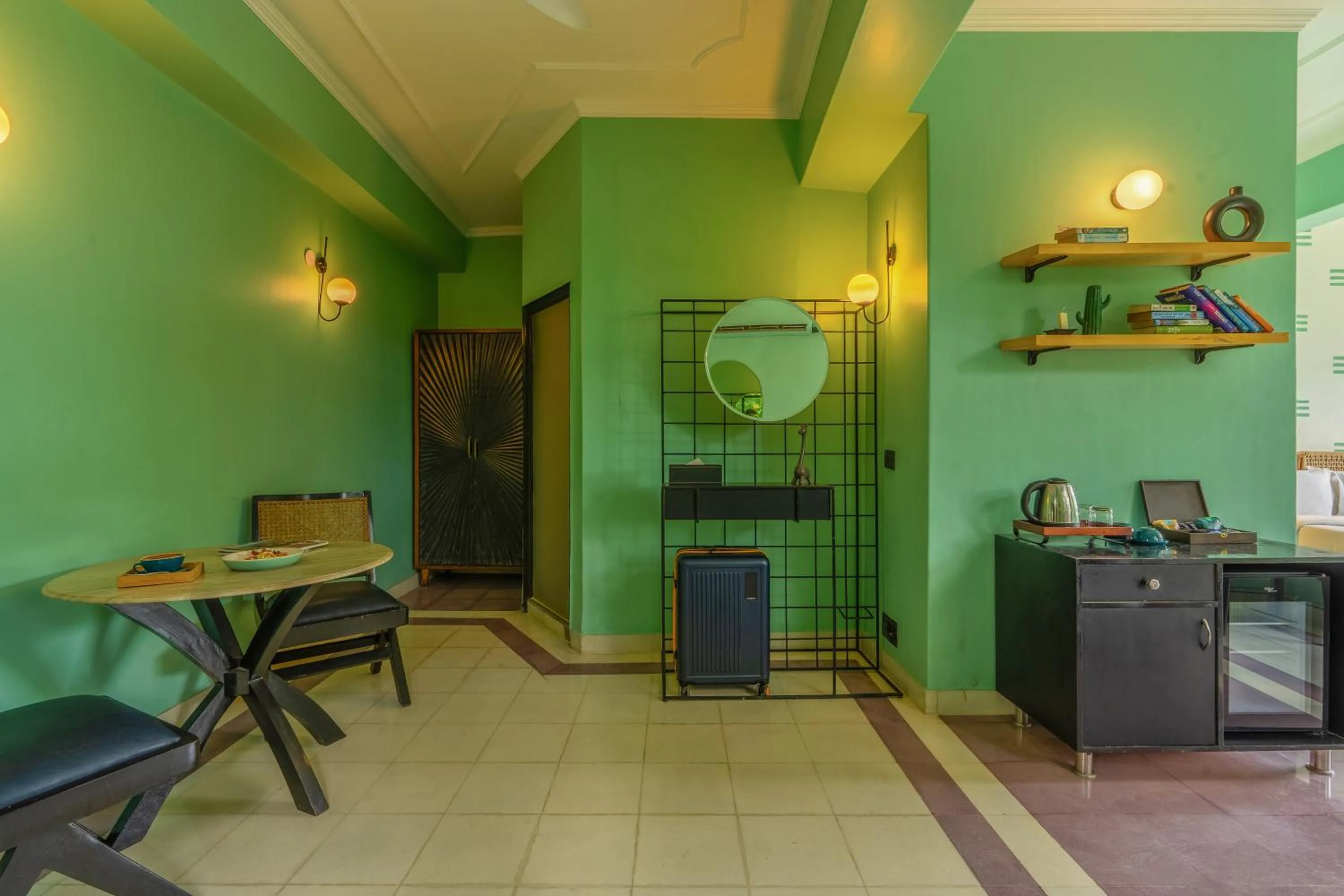 Kitchen or kitchenette in Minimalist One Hauz Khas Village