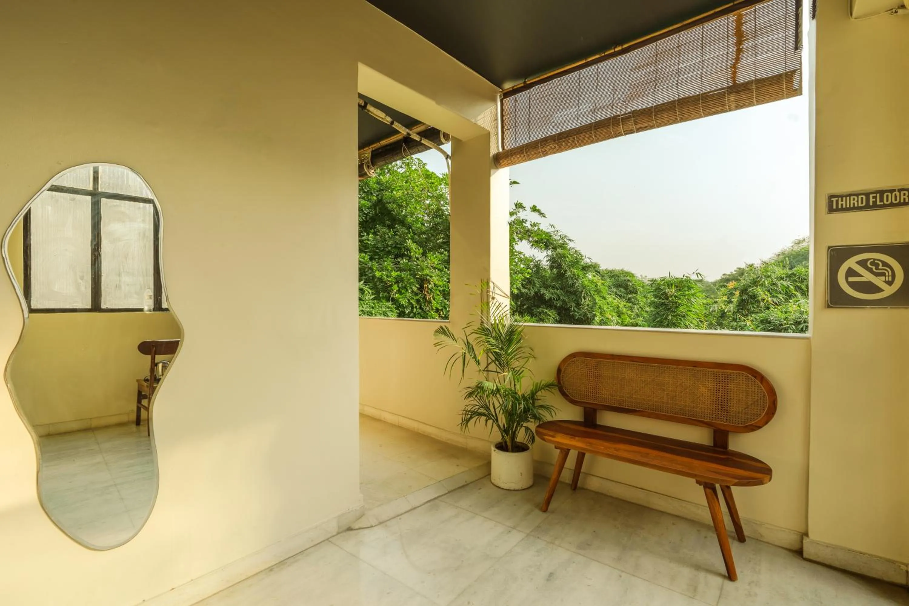 Balcony/Terrace in Minimalist One Hauz Khas Village