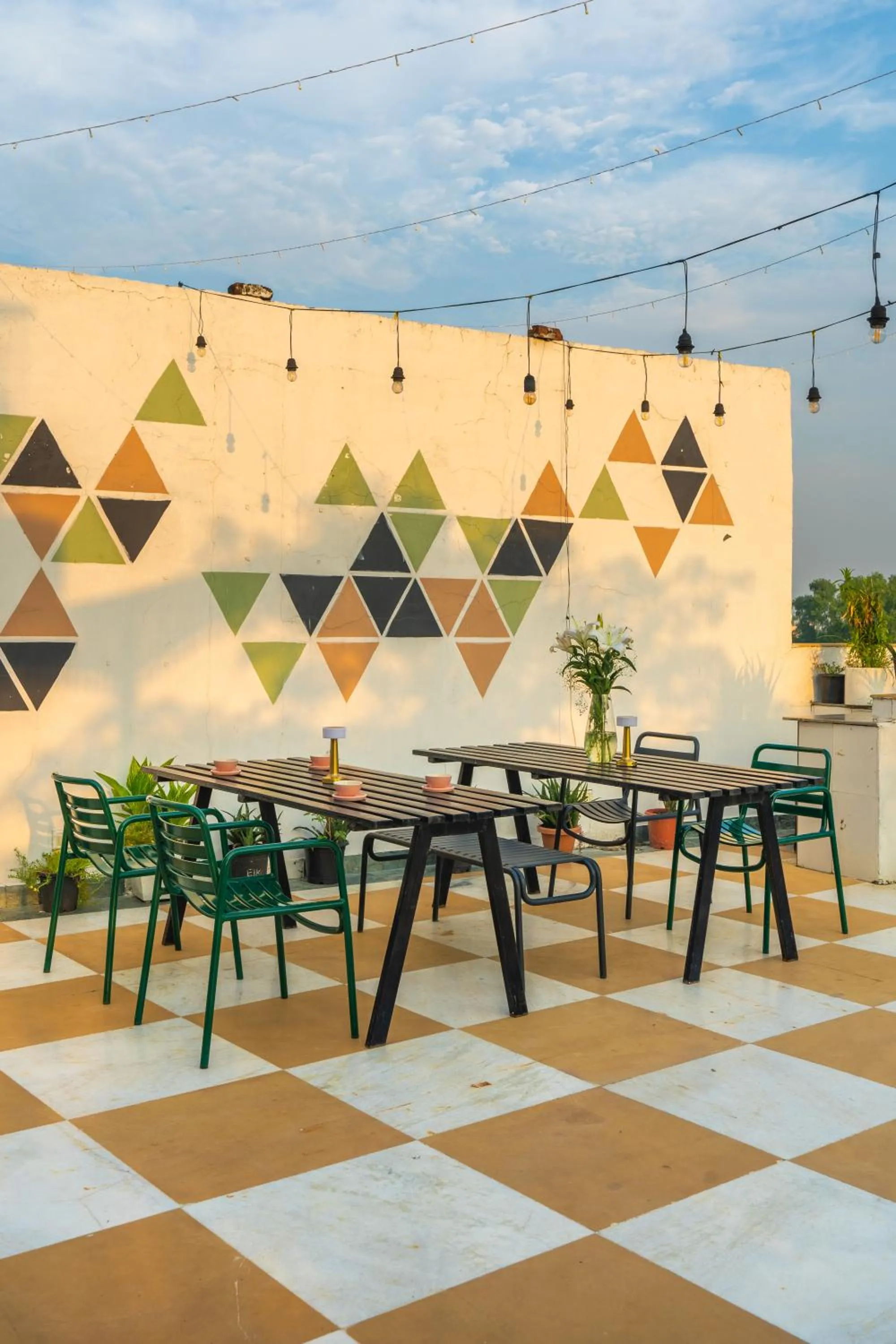 Balcony/Terrace in Minimalist One Hauz Khas Village