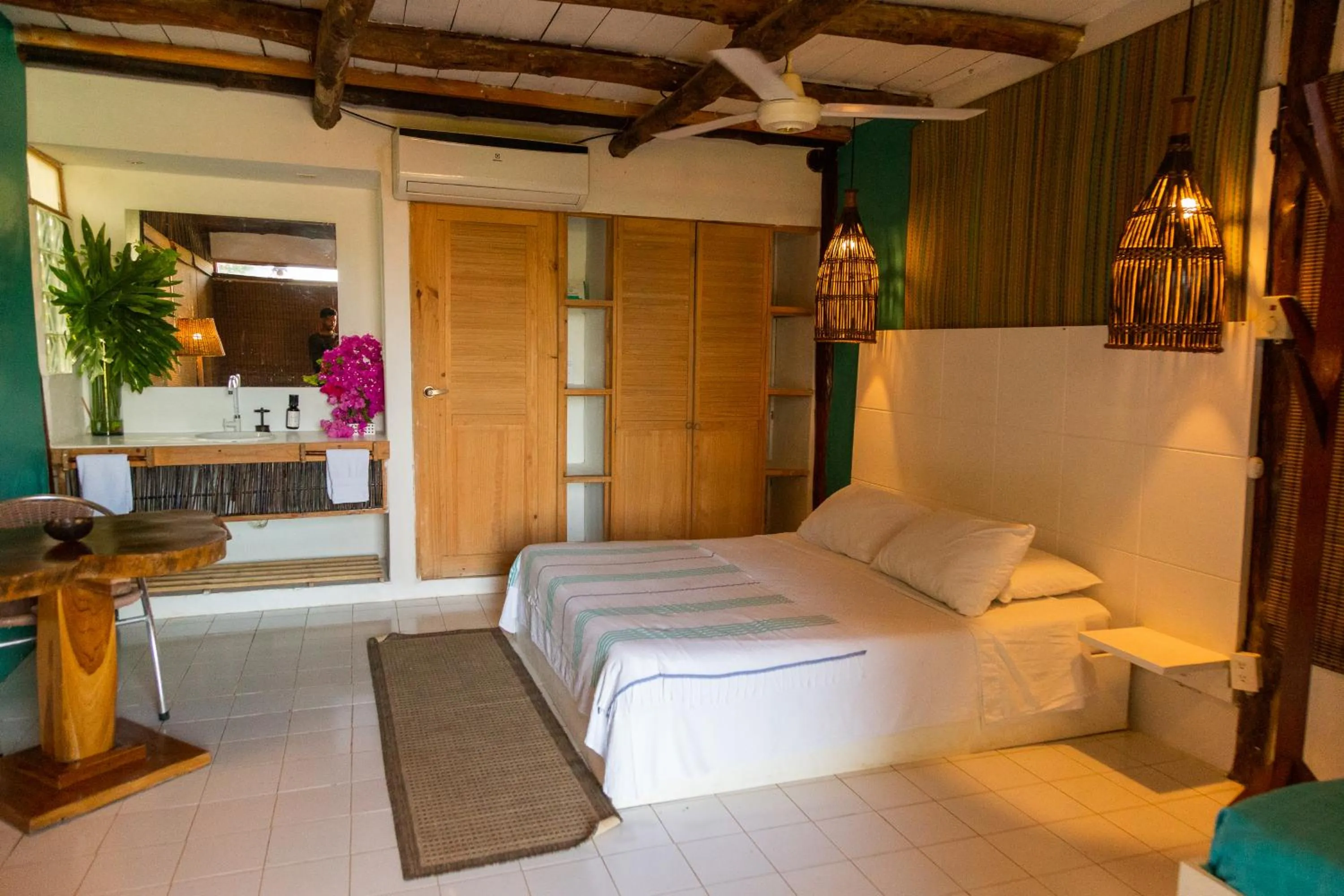 Bed in Hotel Playa Scondida Barú