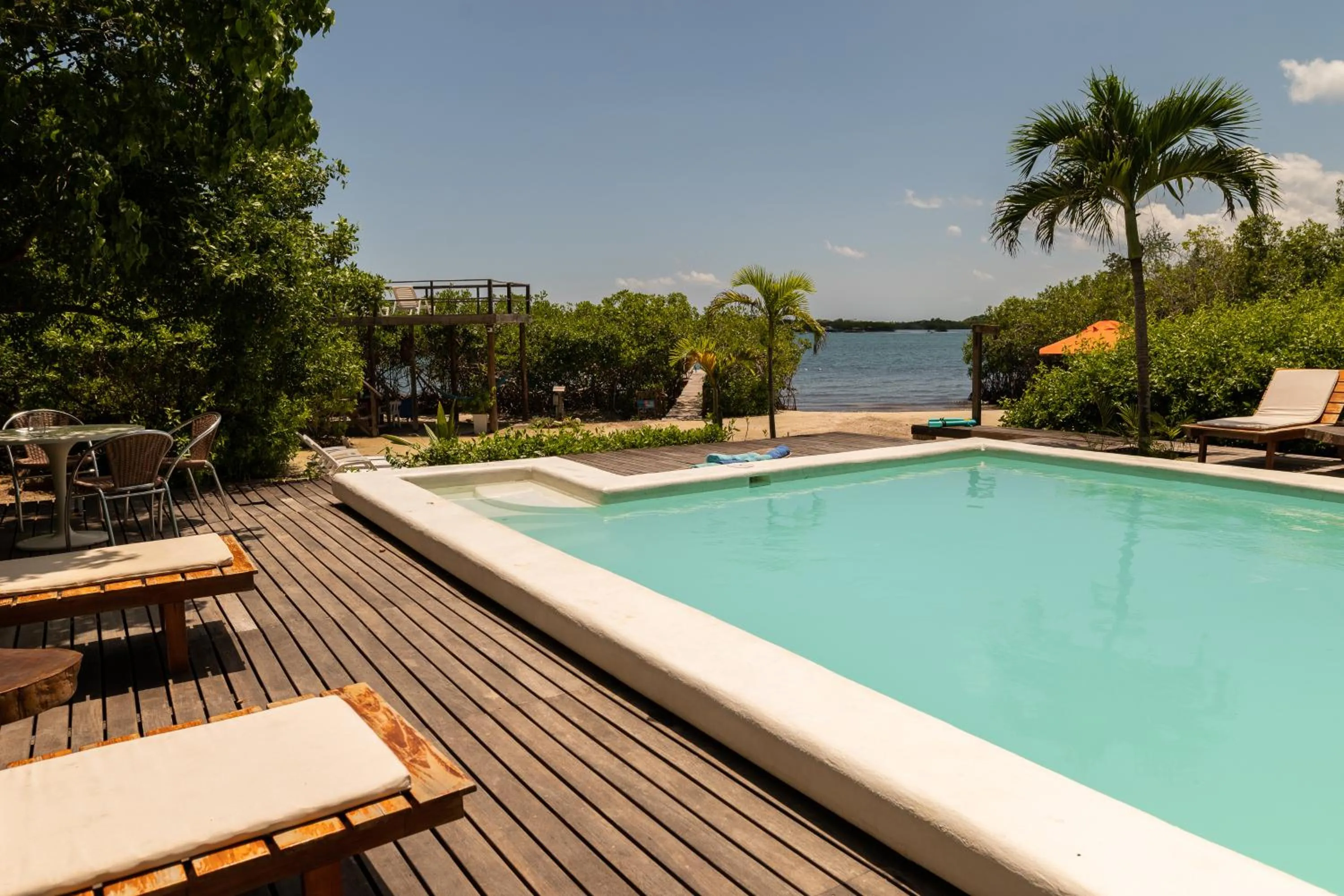 Pool view in Hotel Playa Scondida Barú
