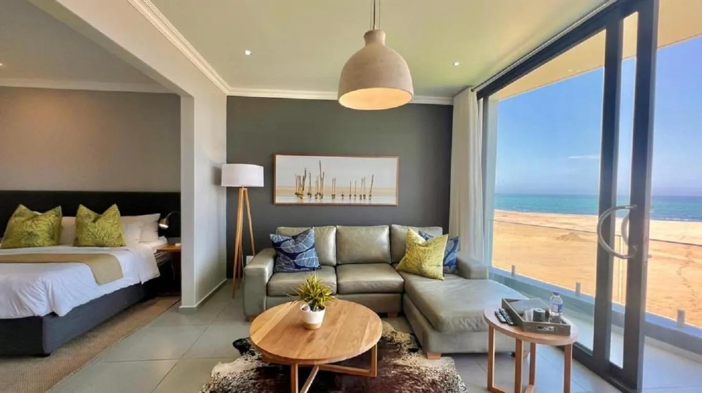 View (from property/room), Bed in Bay View Resort Hotel Namibia