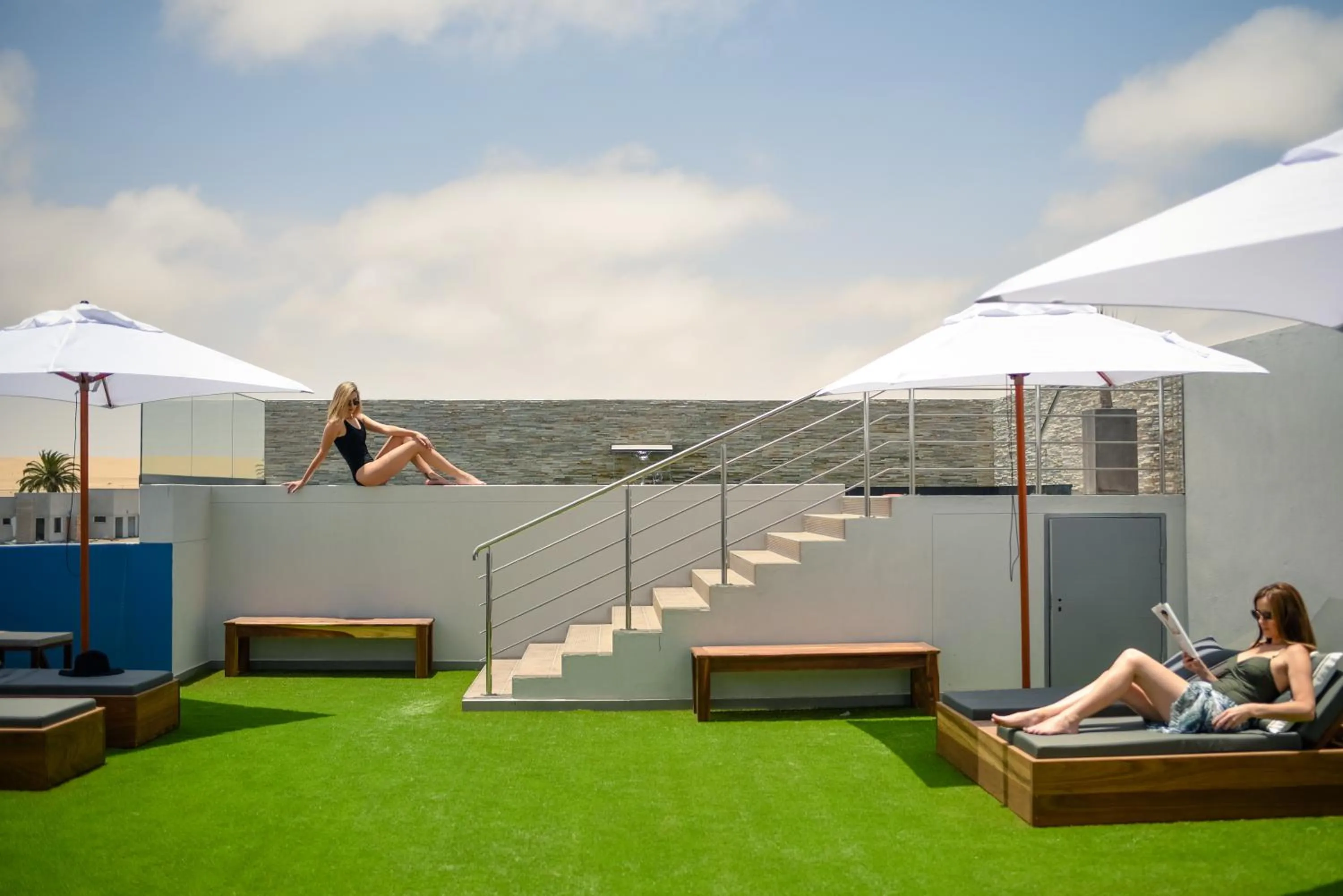 Property building in Bay View Resort Hotel Namibia